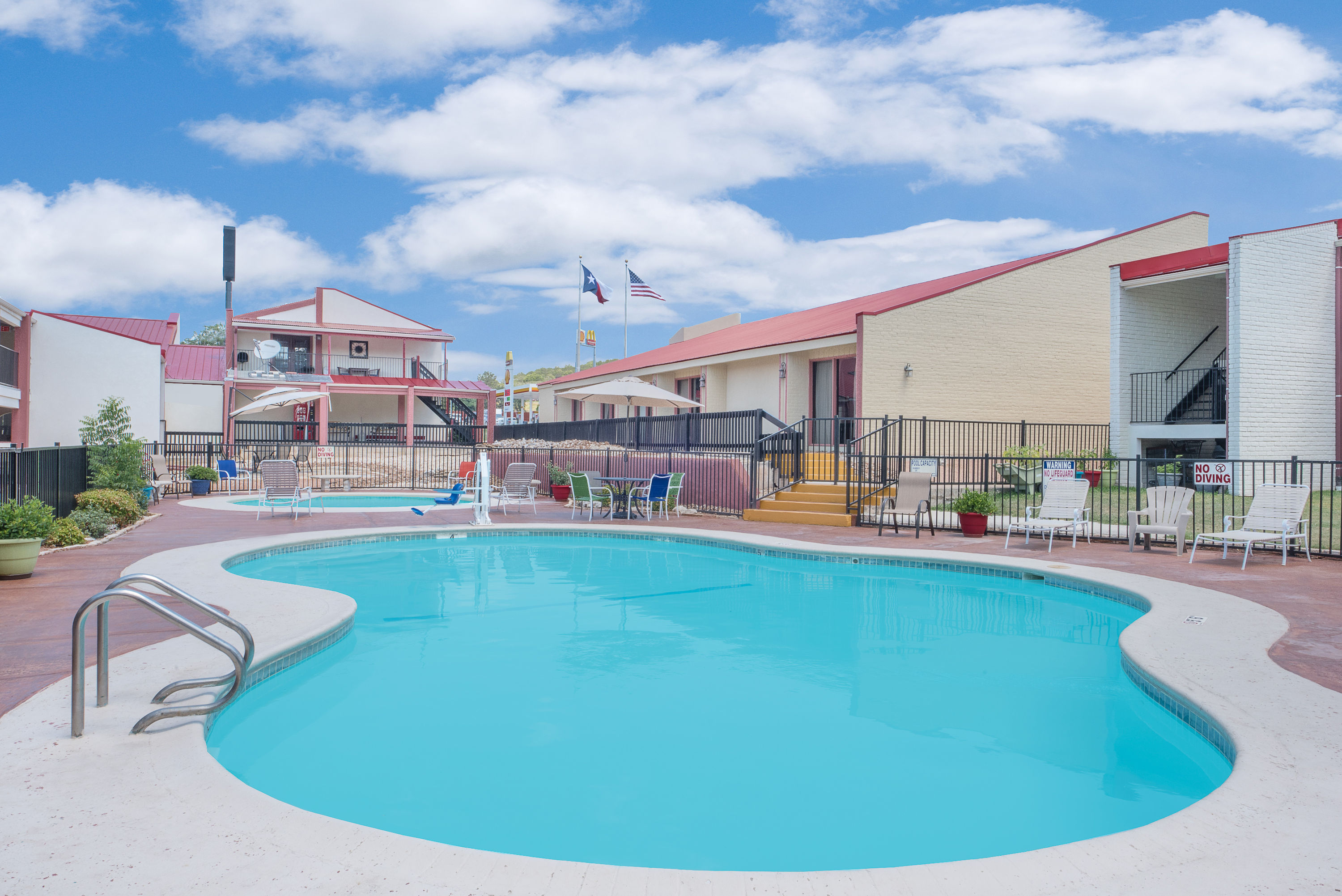 Pool at the Super 8 by Wyndham Kerrville TX in Kerrville, Texas