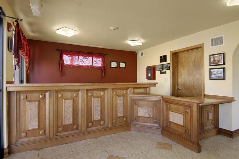 Super 8 Laredo hotel lobby in Laredo, Texas