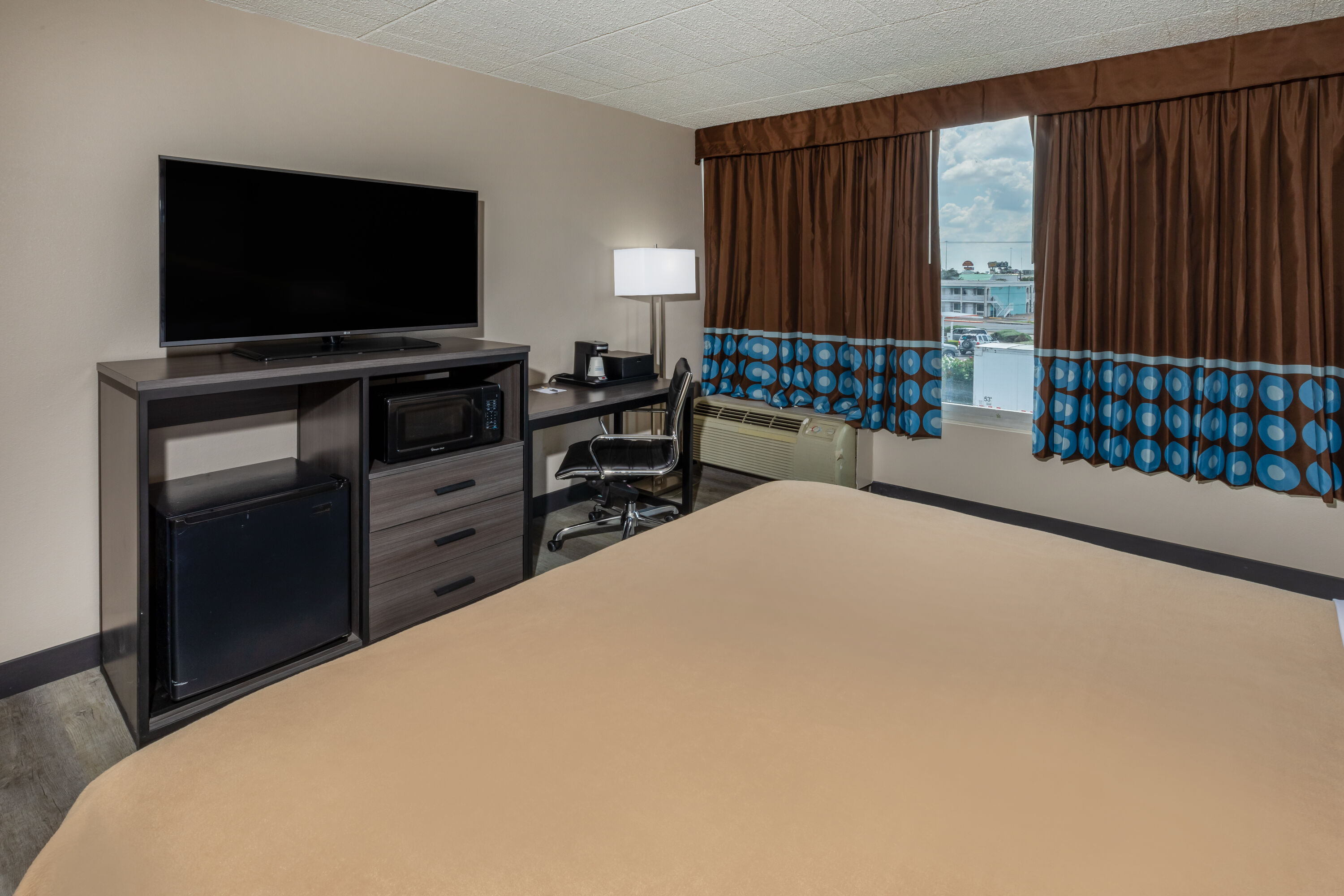Guest room at the Super 8 by Wyndham Laredo in Laredo, Texas