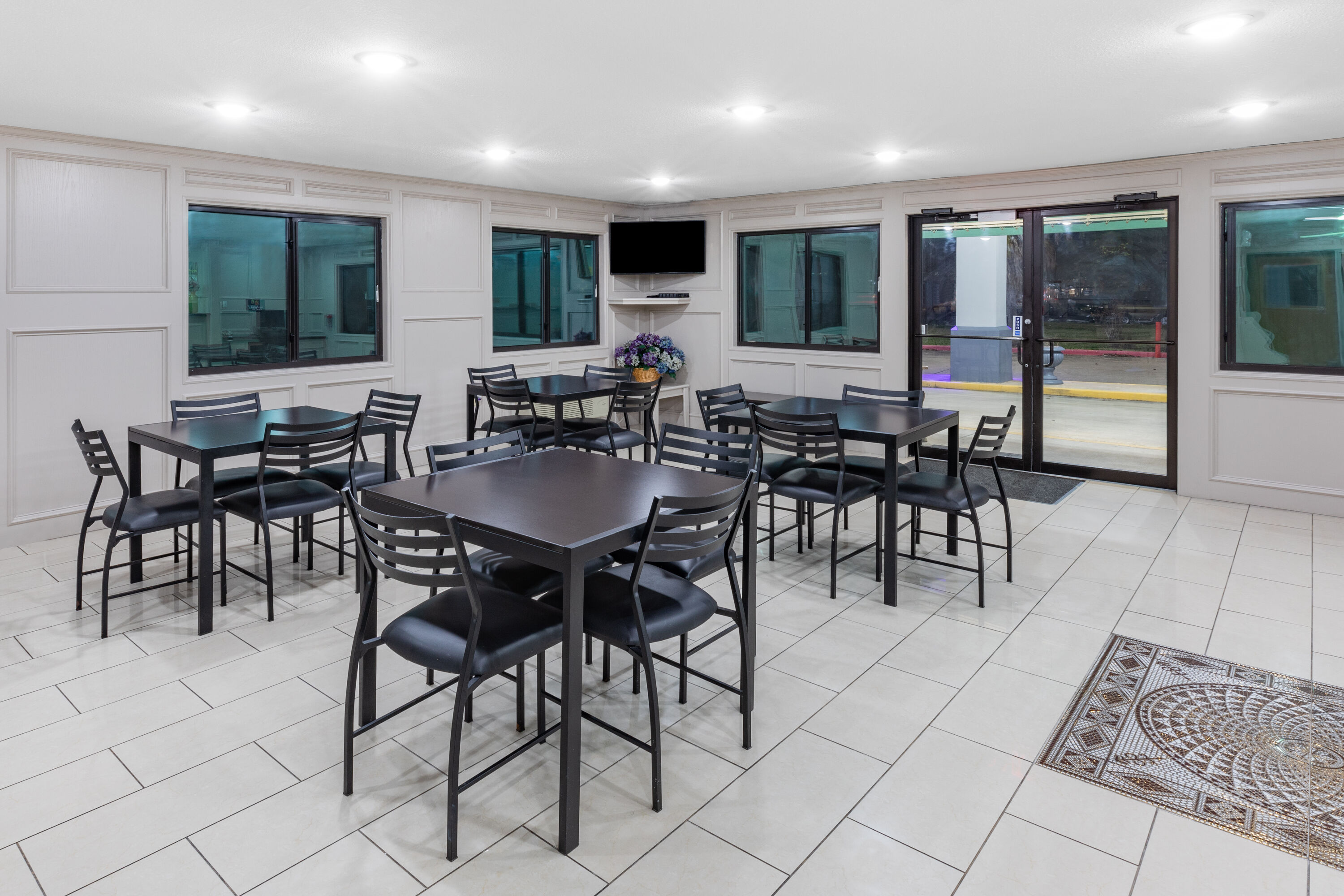 Free breakfast at Super 8 by Wyndham League City/Kemah Area in League City, Texas