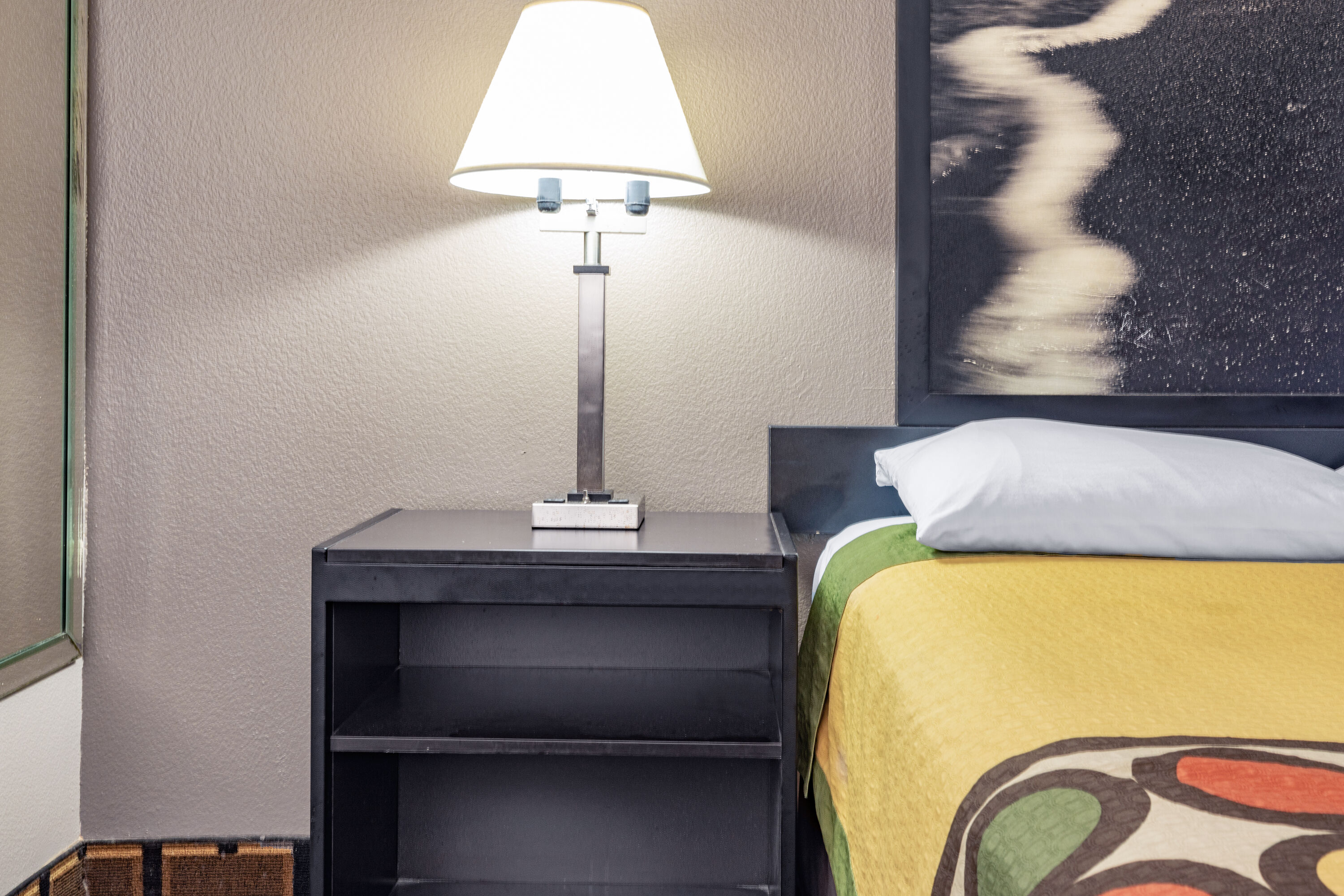 Guest room at the Super 8 by Wyndham League City/Kemah Area in League City, Texas