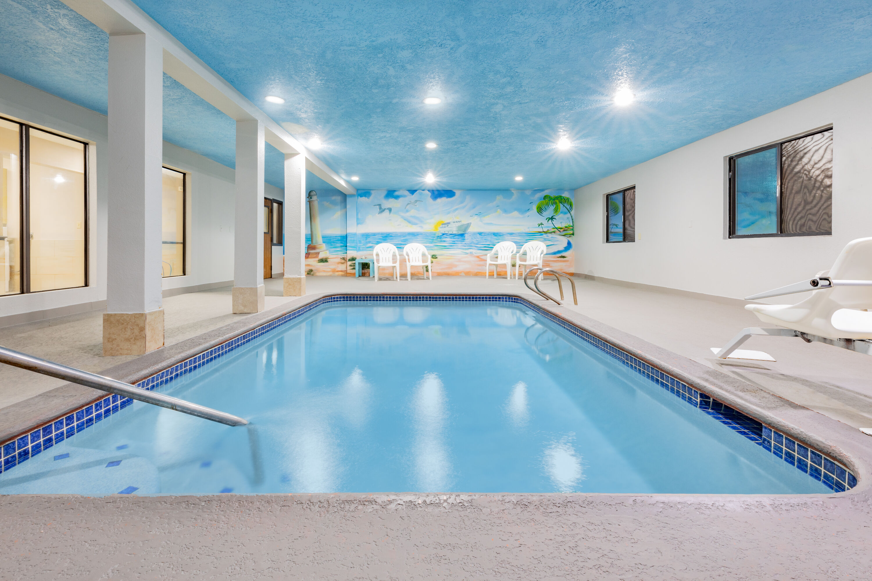 Pool at the Super 8 by Wyndham League City/Kemah Area in League City, Texas