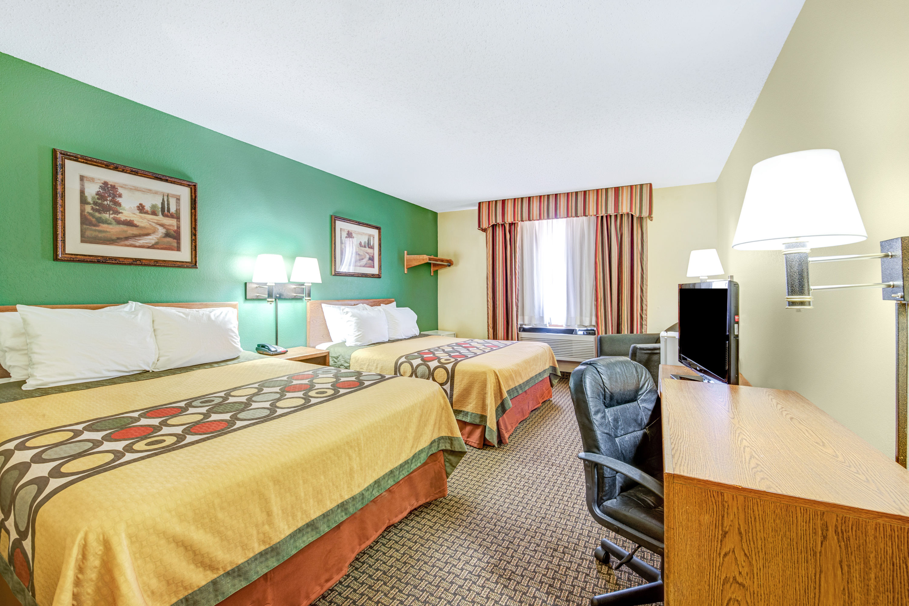 Guest room at the Super 8 by Wyndham, McKinney/Plano Area in McKinney, Texas