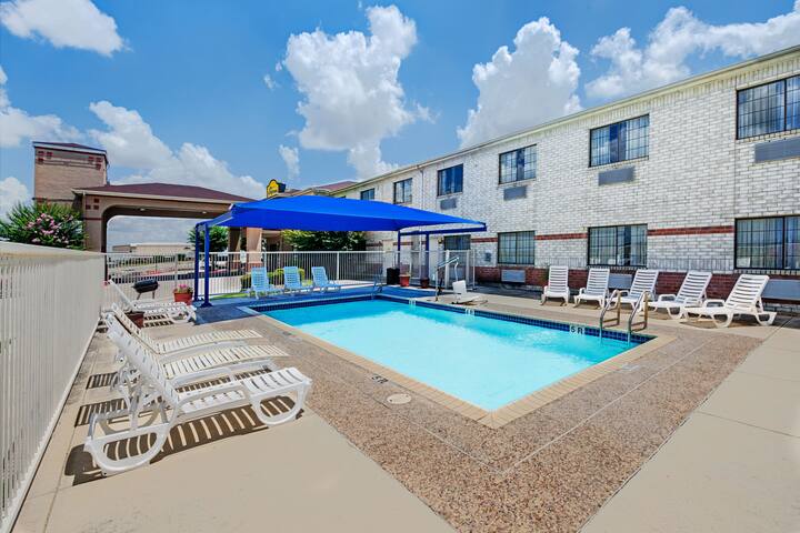 Pool at the Super 8 San Antonio/Airport in San Antonio, Texas