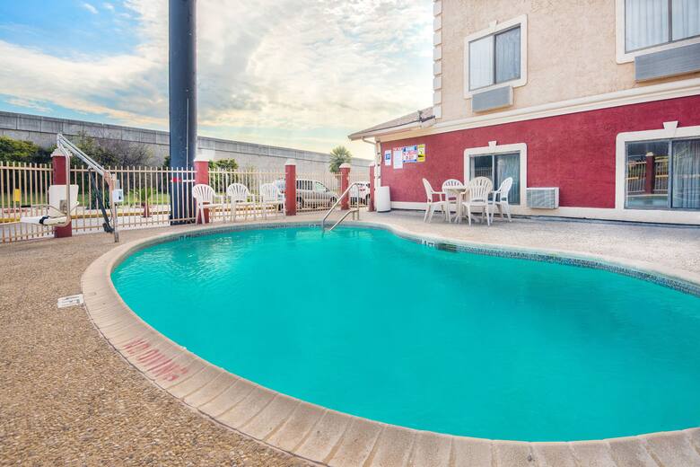 Pool at the Super 8 San Antonio/I-35 North in San Antonio, Texas