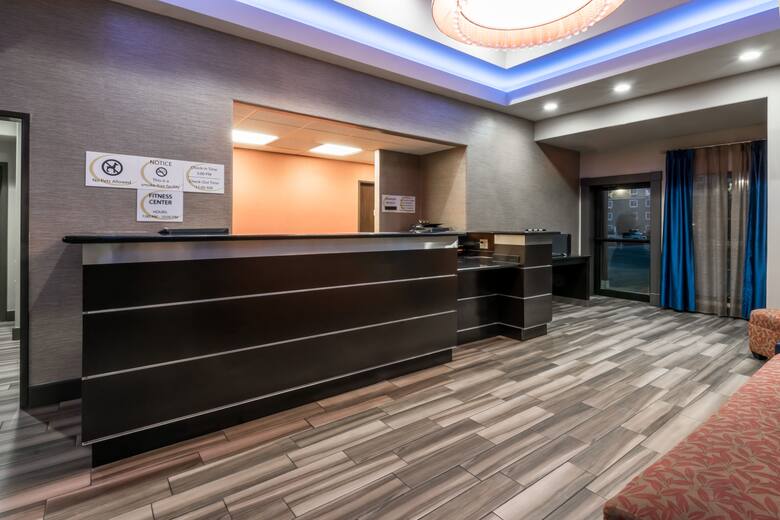 Super 8 San Antonio Near Fort Sam Houston hotel lobby in San Antonio, Texas