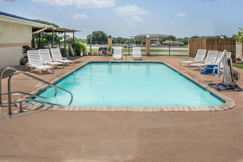 Pool at the Super 8 San Marcos in San Marcos, Texas