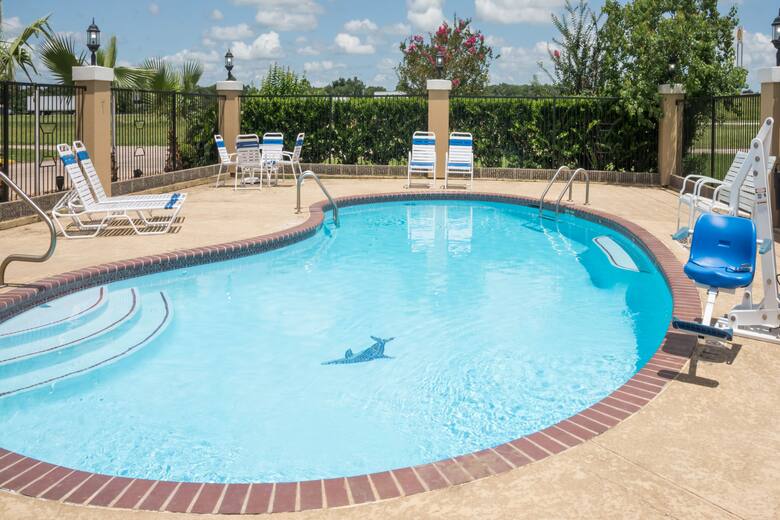 Pool at the Super 8 Sealy in Sealy, Texas