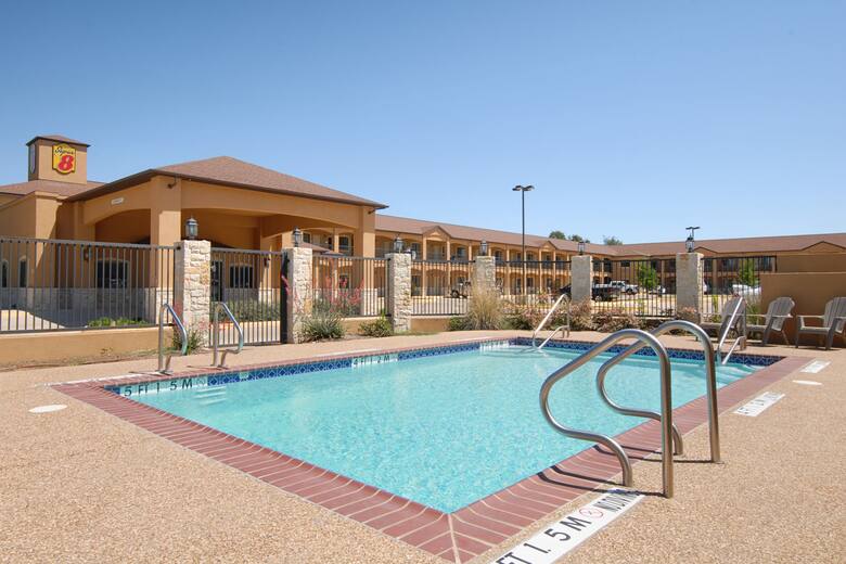 Pool at the Super 8 Stephenville in Stephenville, Texas
