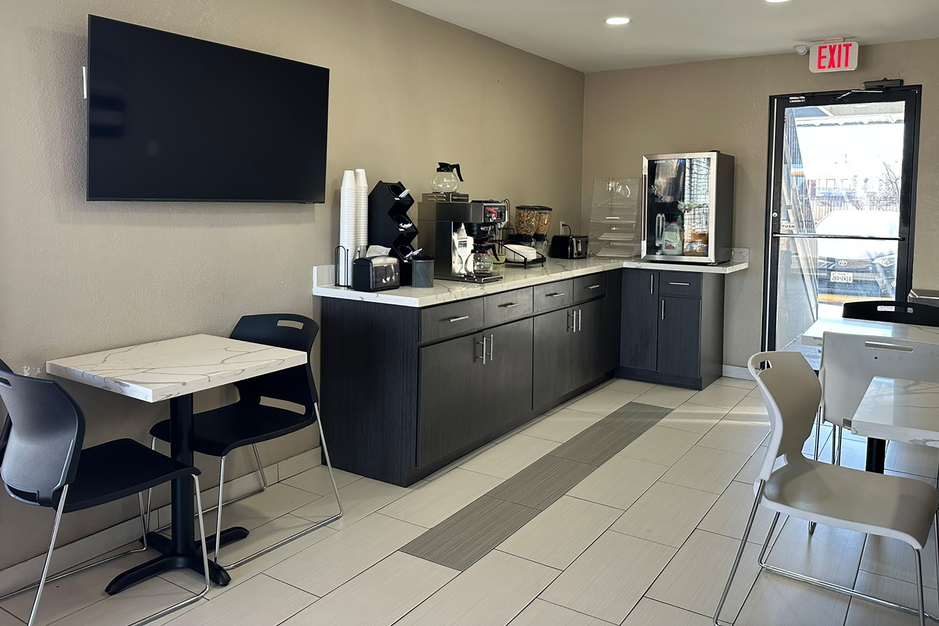 Free breakfast at Super 8 by Wyndham Waco North I-35 in Waco, Texas