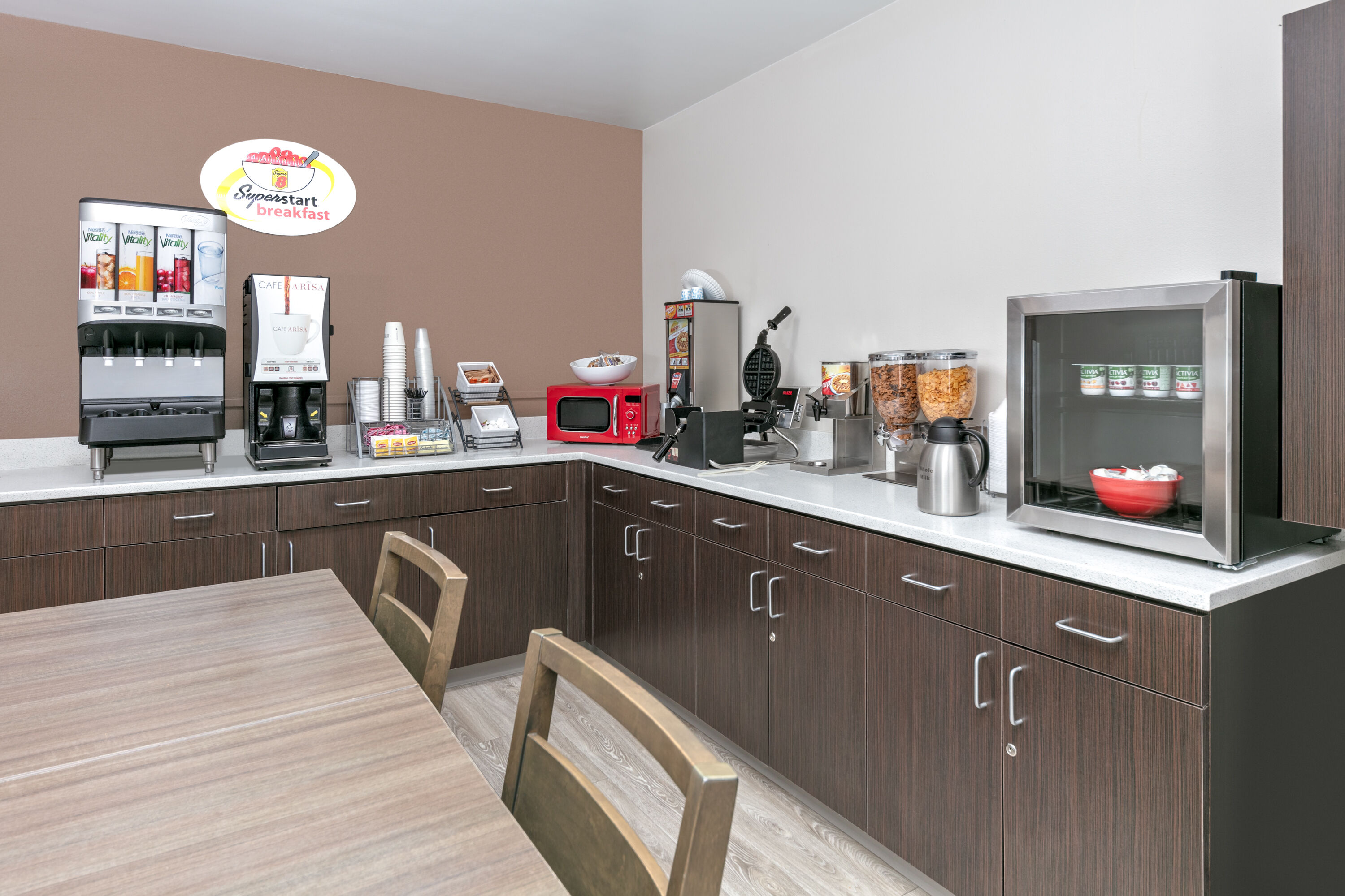 Free breakfast at Super 8 by Wyndham Waxahachie TX in Waxahachie, Texas