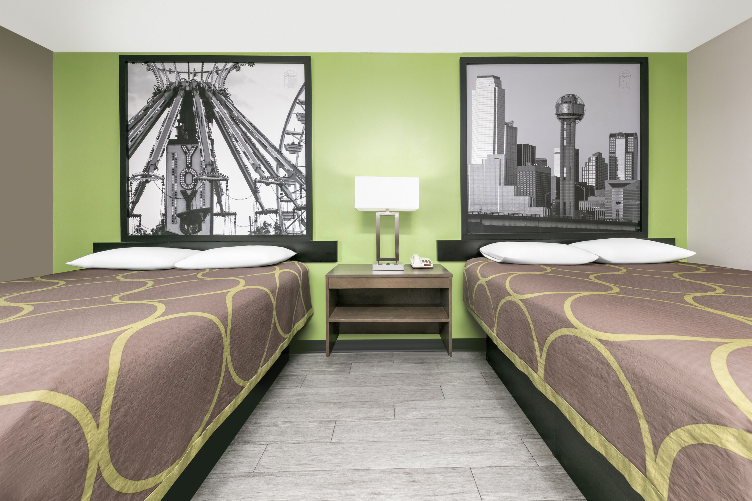 Guest room at the Super 8 by Wyndham Waxahachie TX in Waxahachie, Texas