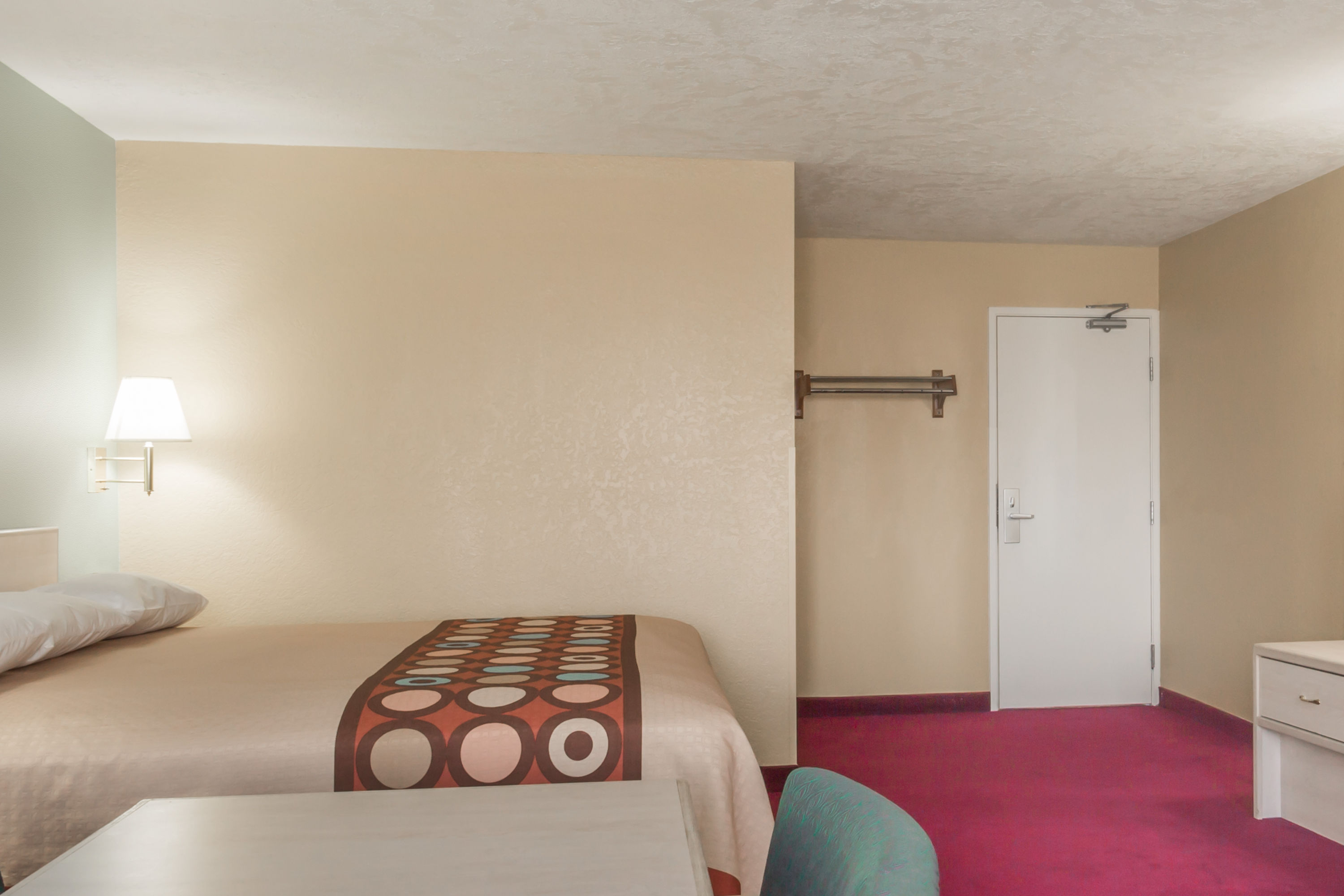 Guest room at the Super 8 by Wyndham Nephi in Nephi, Utah