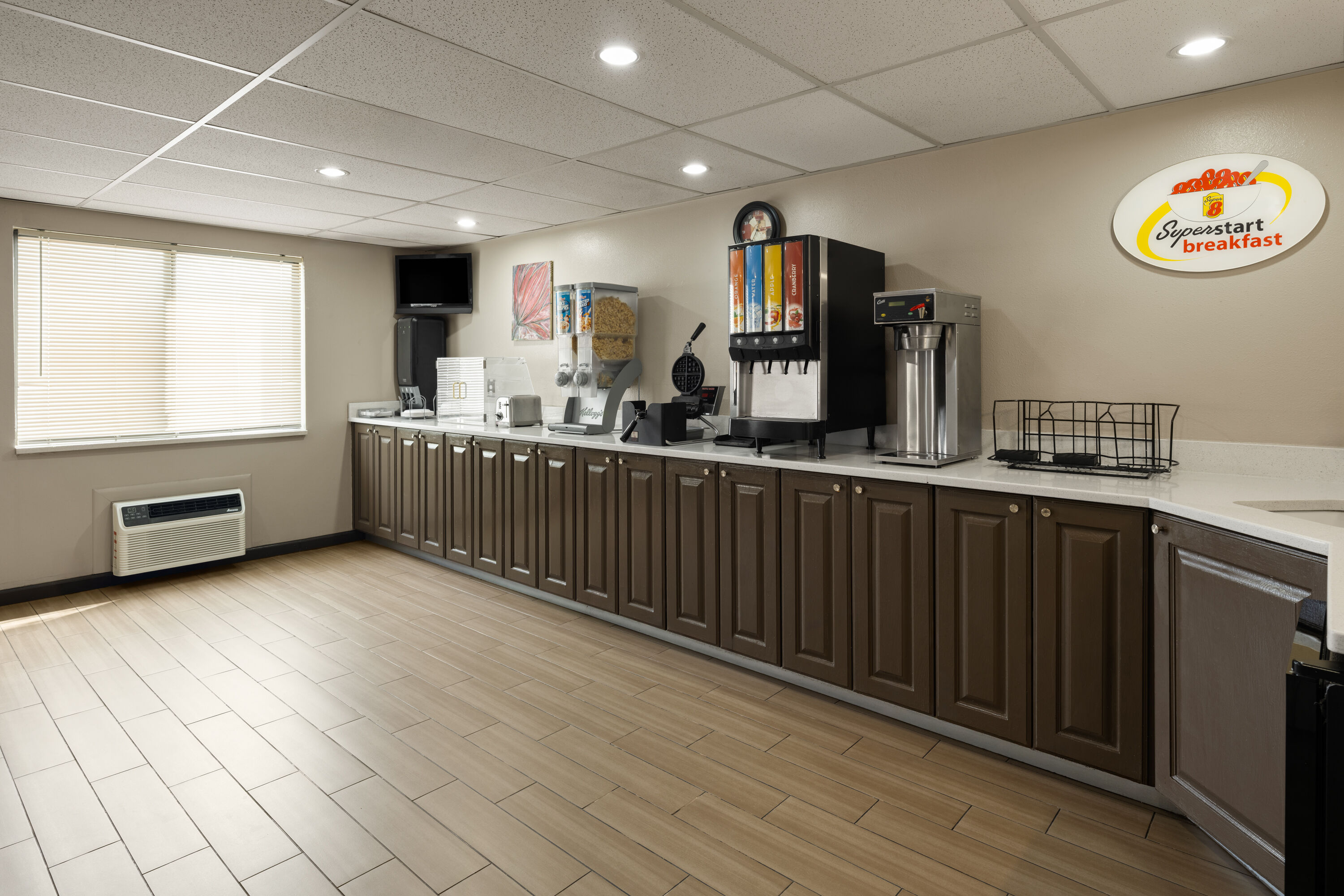 Free breakfast at Super 8 by Wyndham Ogden in Ogden, Utah