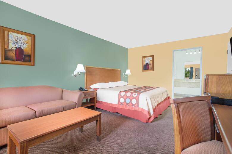 Guest room at the Super 8 St. George UT in Saint George, Utah