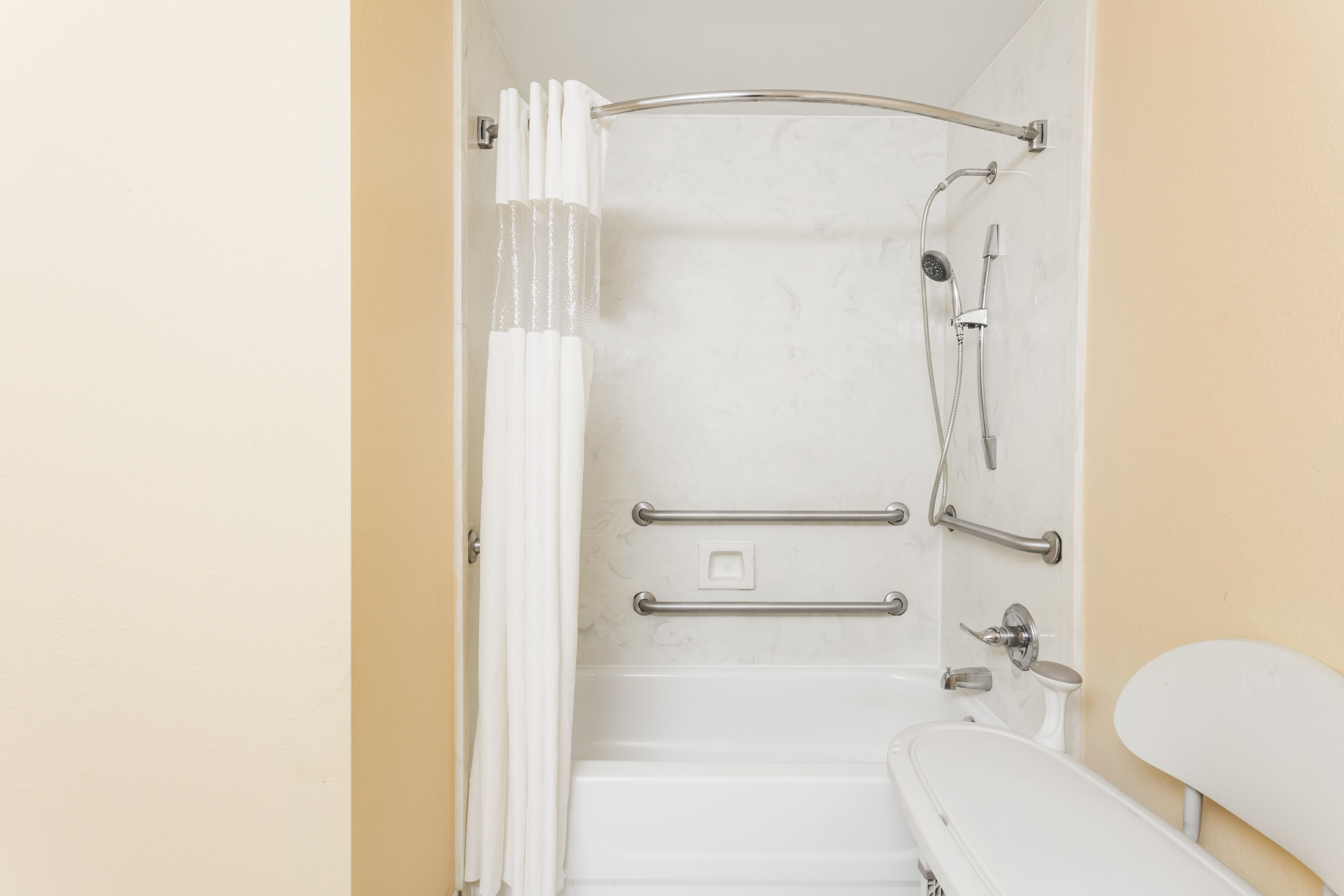 Guest room at the Super 8 by Wyndham Hull Street Midlothian/Richmond Area in Midlothian, Virginia