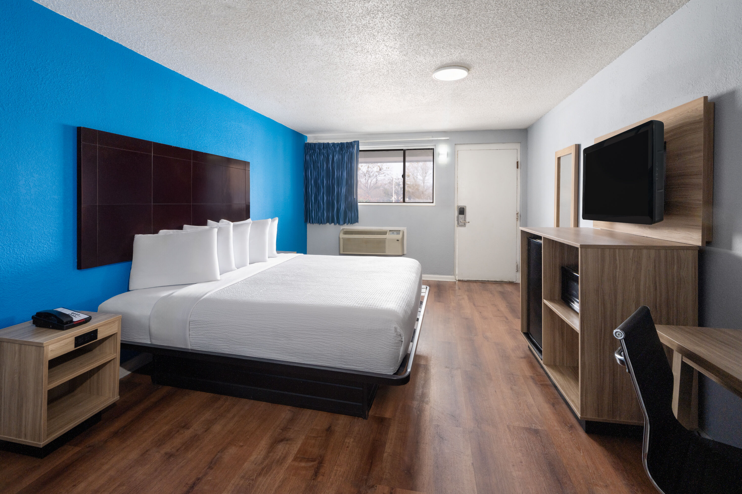 Guest room at the Super 8 by Wyndham Portsmouth - Norfolk in Portsmouth, Virginia