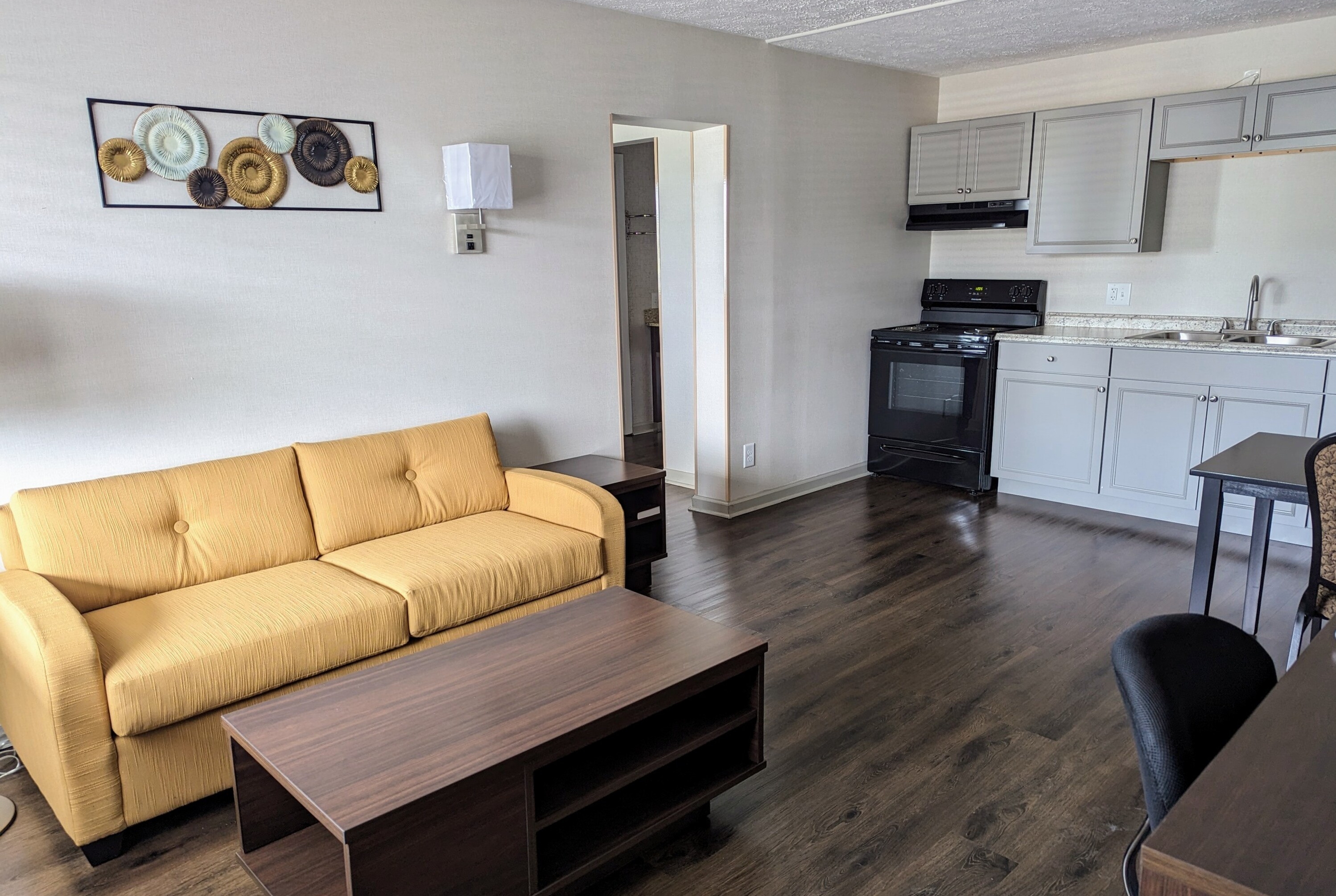 Guest room at the Super 8 by Wyndham Wytheville in Wytheville, Virginia