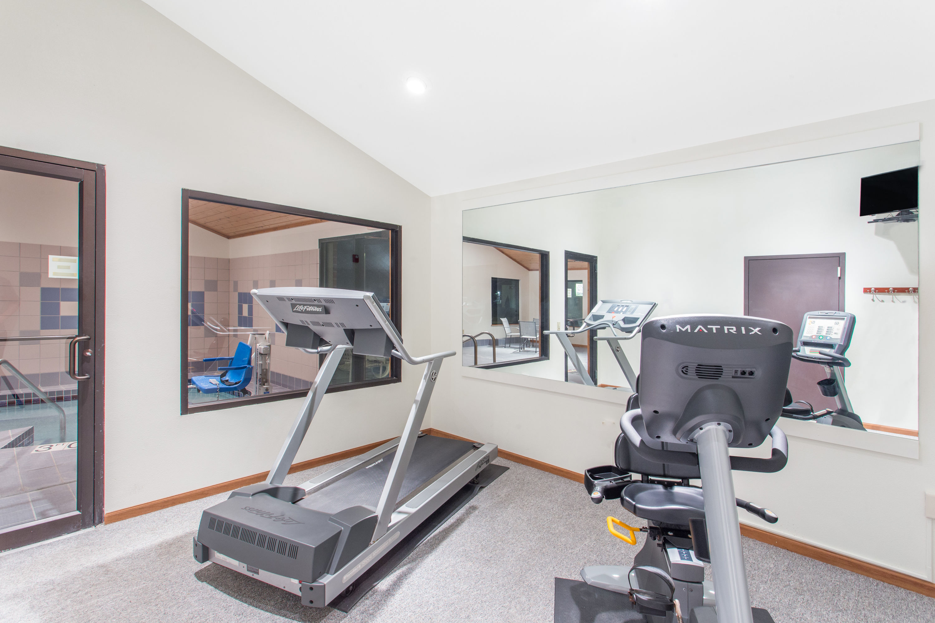 Fitness room at Super 8 by Wyndham Dodgeville in Dodgeville, Wisconsin