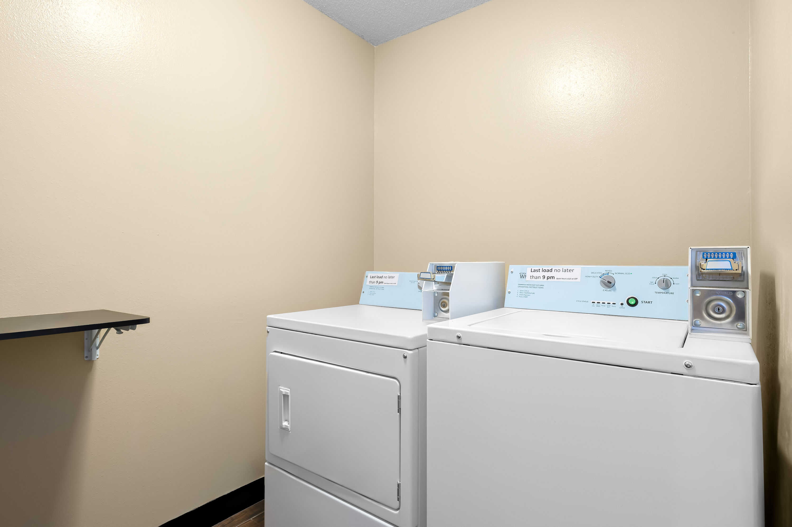 Laundry facilities at Super 8 by Wyndham La Crosse in La Crosse, Wisconsin