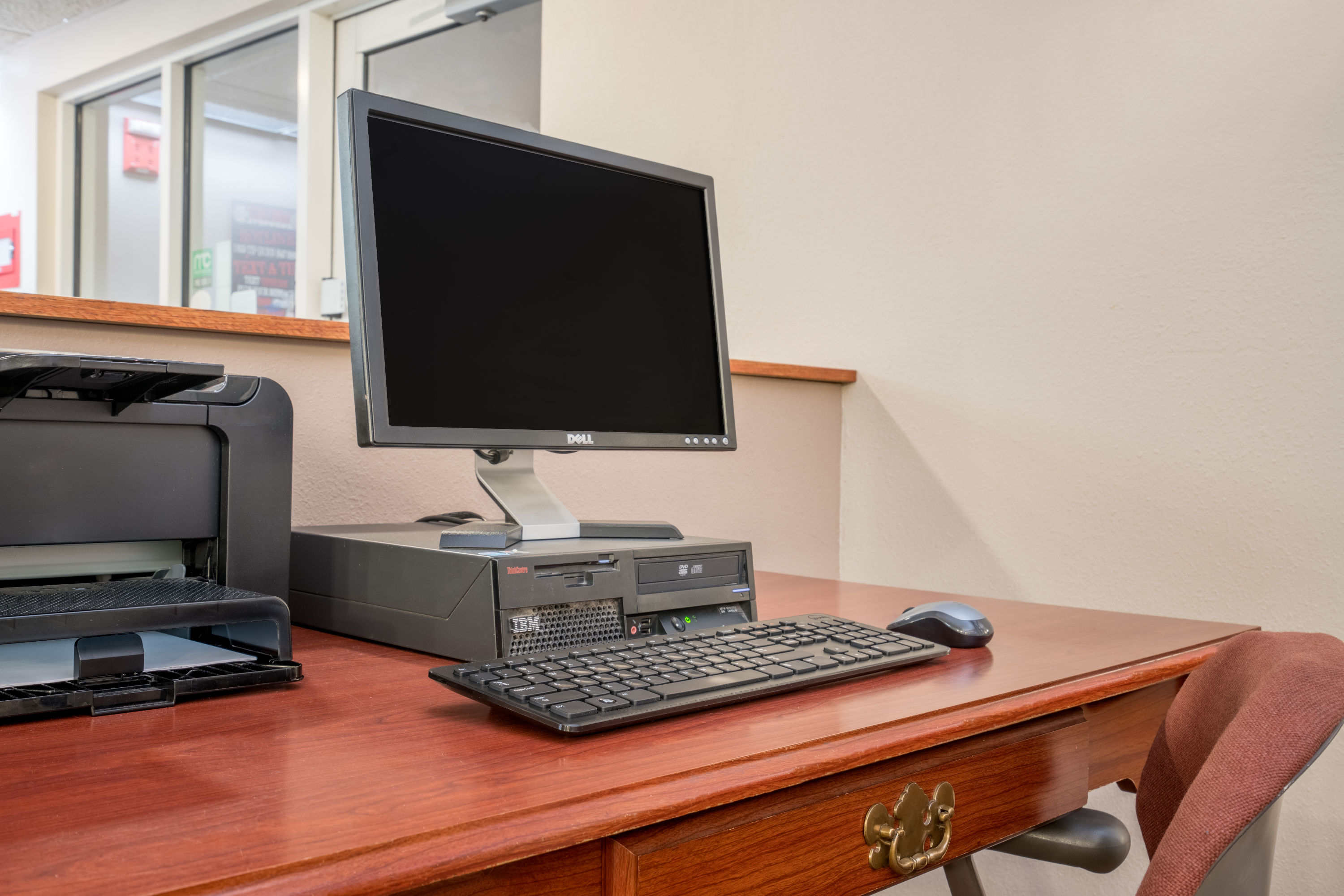 Super 8 by Wyndham Menomonie WI business center in Menomonie, Wisconsin