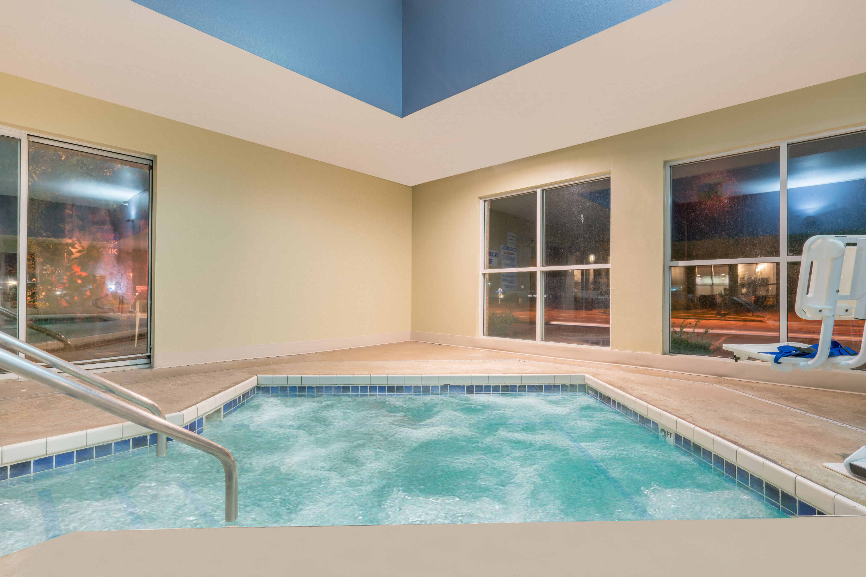 Hot tub at the Super 8 by Wyndham Menomonie WI in Menomonie, Wisconsin