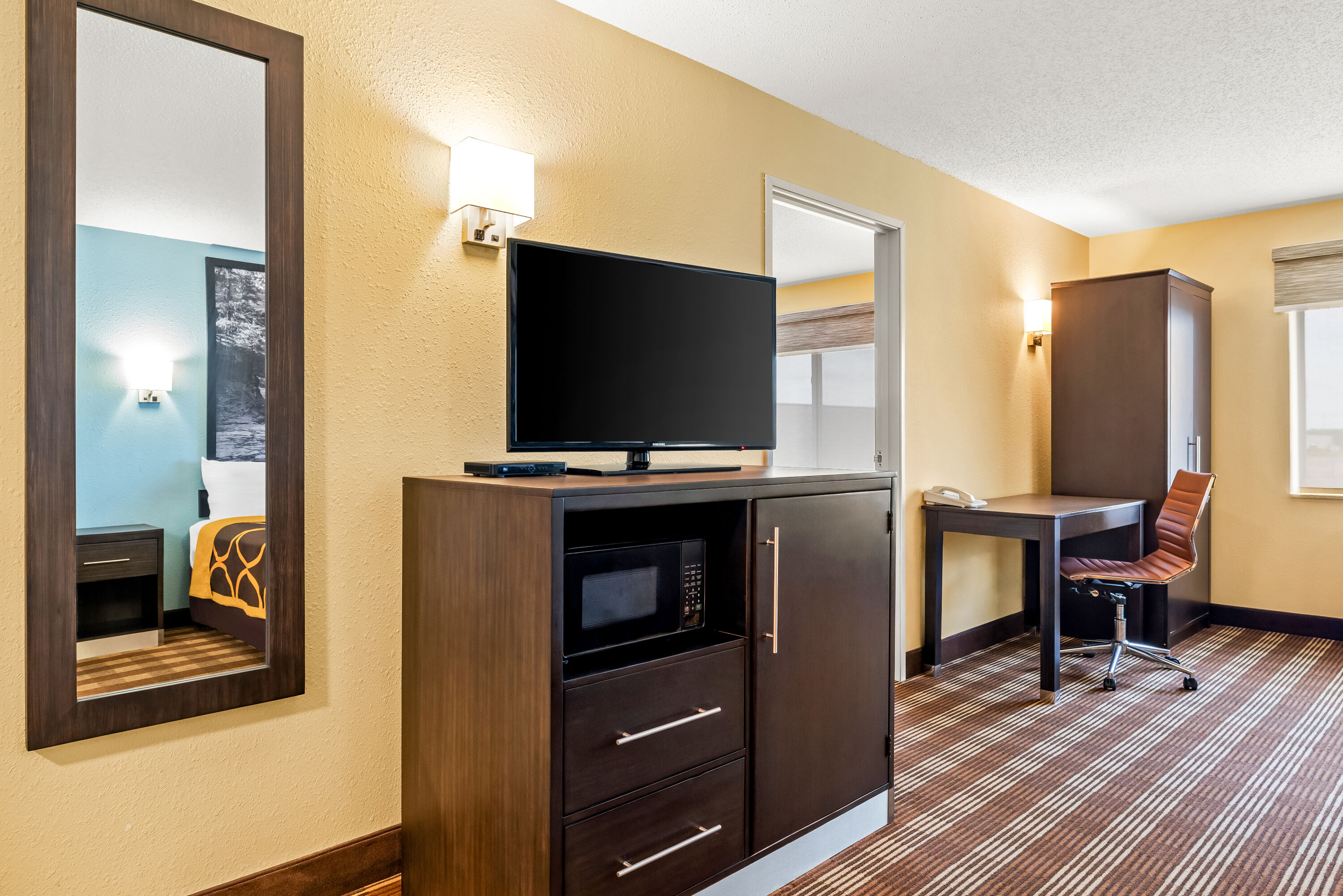 Super 8 by Wyndham Osseo WI suite in Osseo, Wisconsin