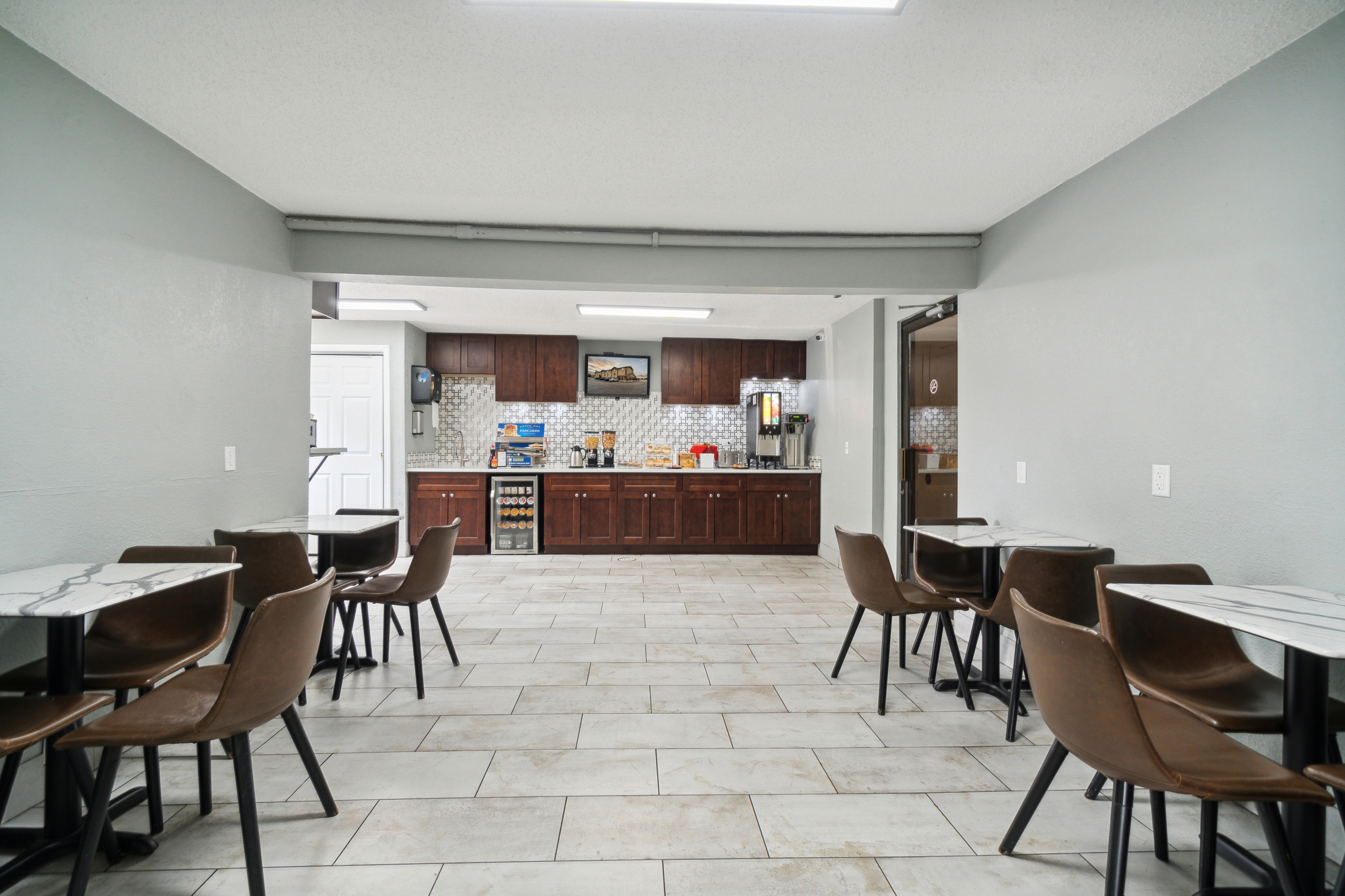 Free breakfast at Super 8 by Wyndham Kenosha/Pleasant Prairie in Pleasant Prairie, Wisconsin