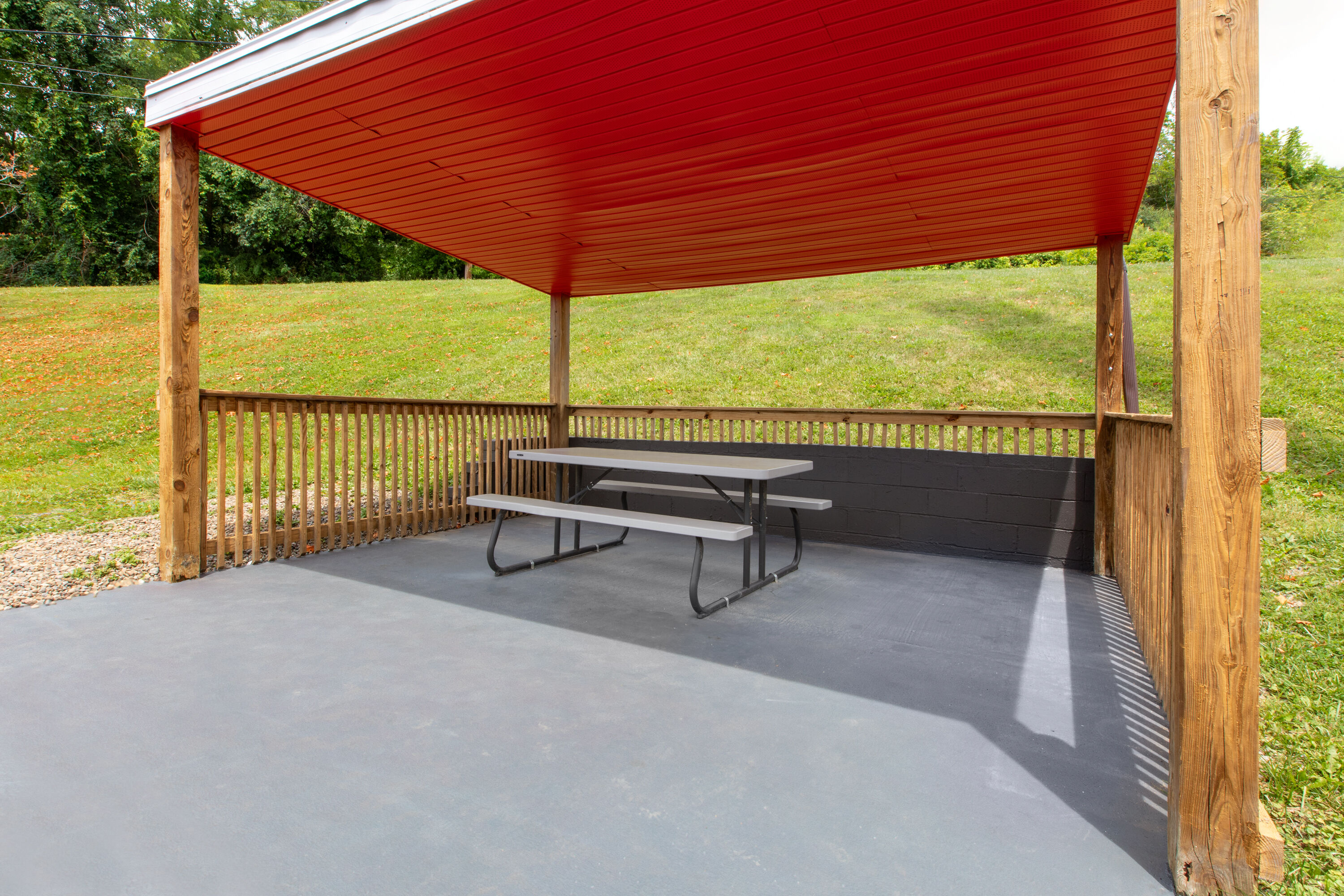 BBQ grill at Super 8 by Wyndham Bridgeport/Clarksburg Area in Bridgeport, West Virginia