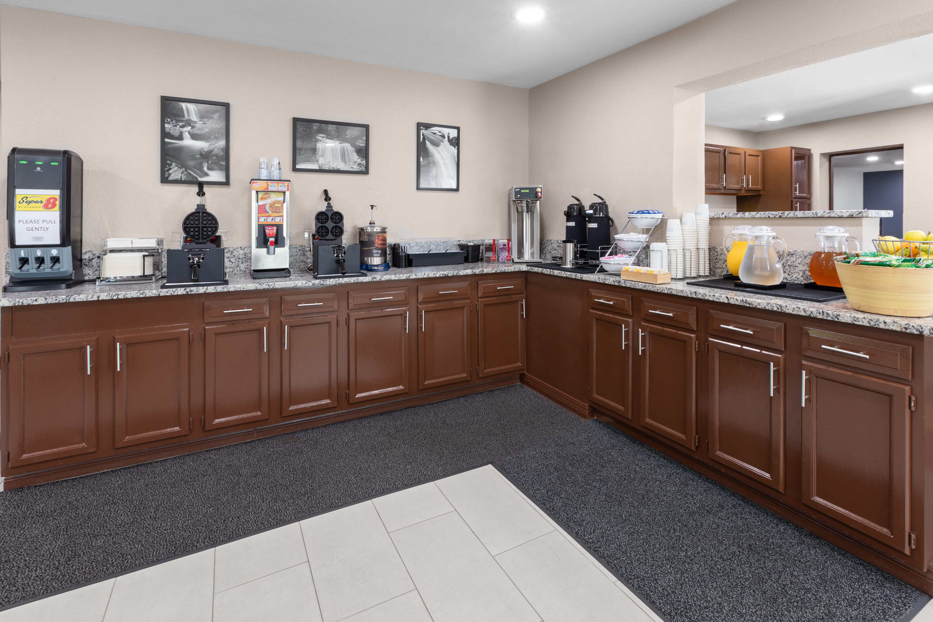 Free breakfast at Super 8 by Wyndham Bridgeport/Clarksburg Area in Bridgeport, West Virginia