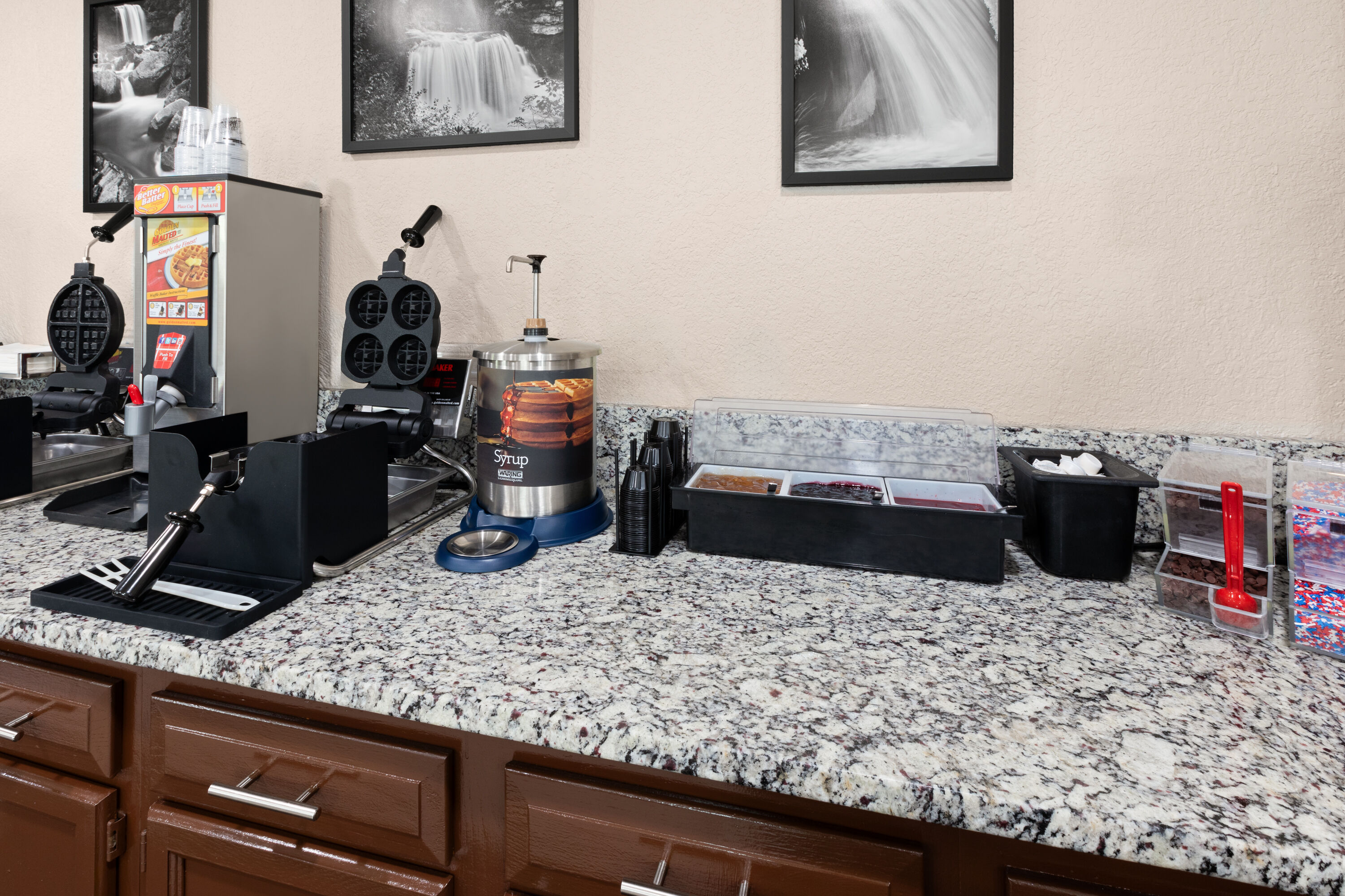 Free breakfast at Super 8 by Wyndham Bridgeport/Clarksburg Area in Bridgeport, West Virginia