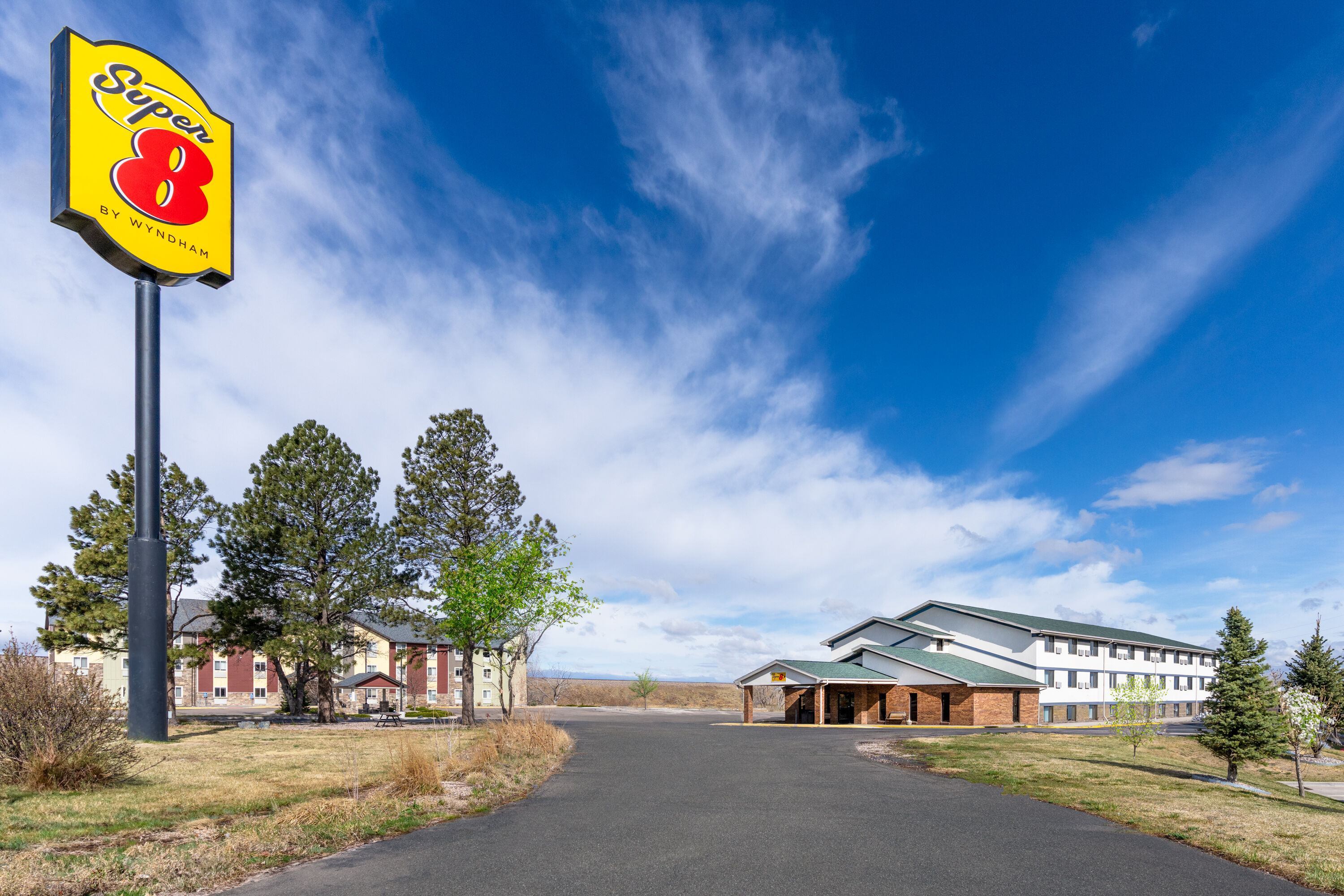 Exterior Day Image of Super 8 by Wyndham Cheyenne WY hotel in Cheyenne, Wyoming