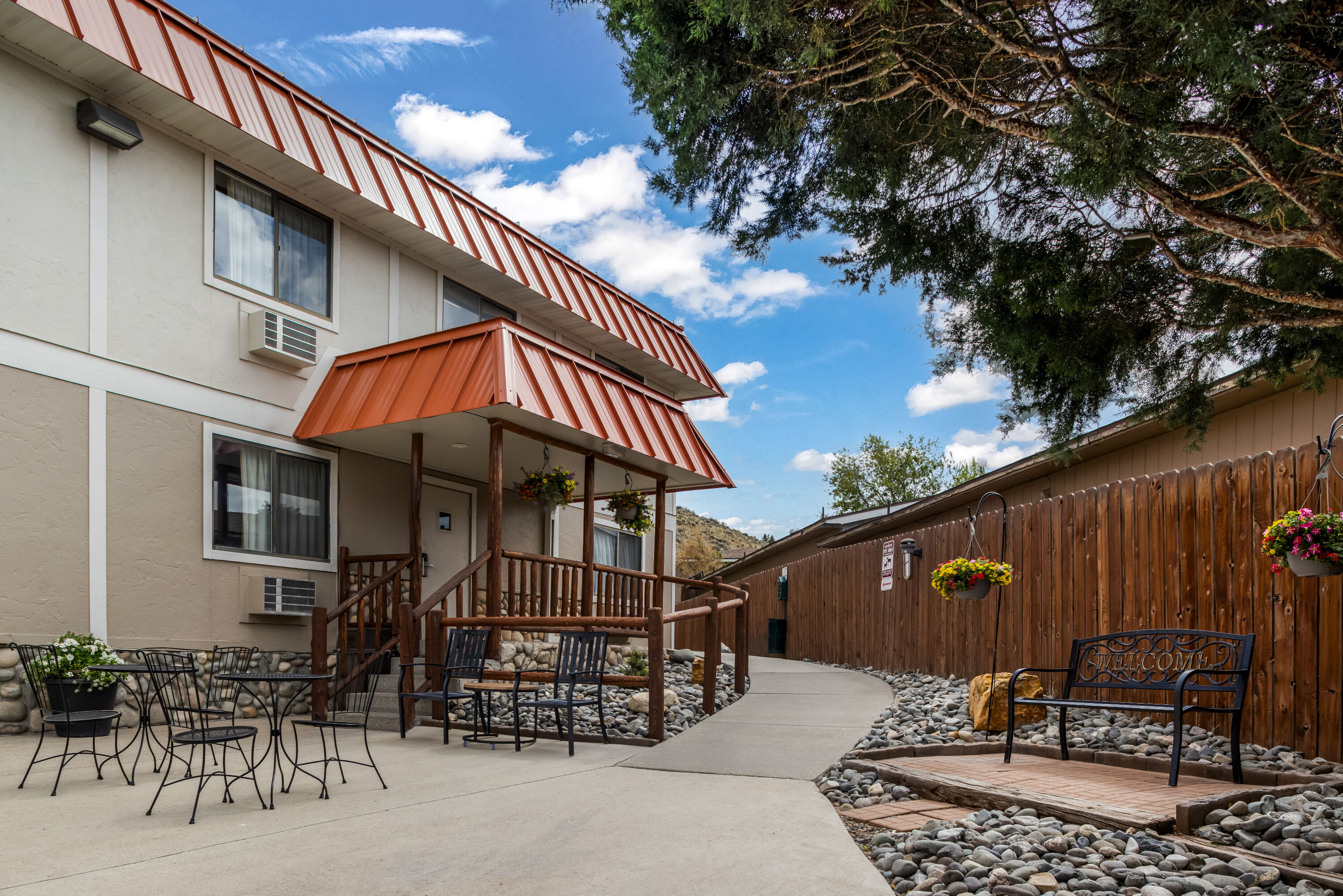 Courtyard at Super 8 by Wyndham Cody in Cody, Wyoming