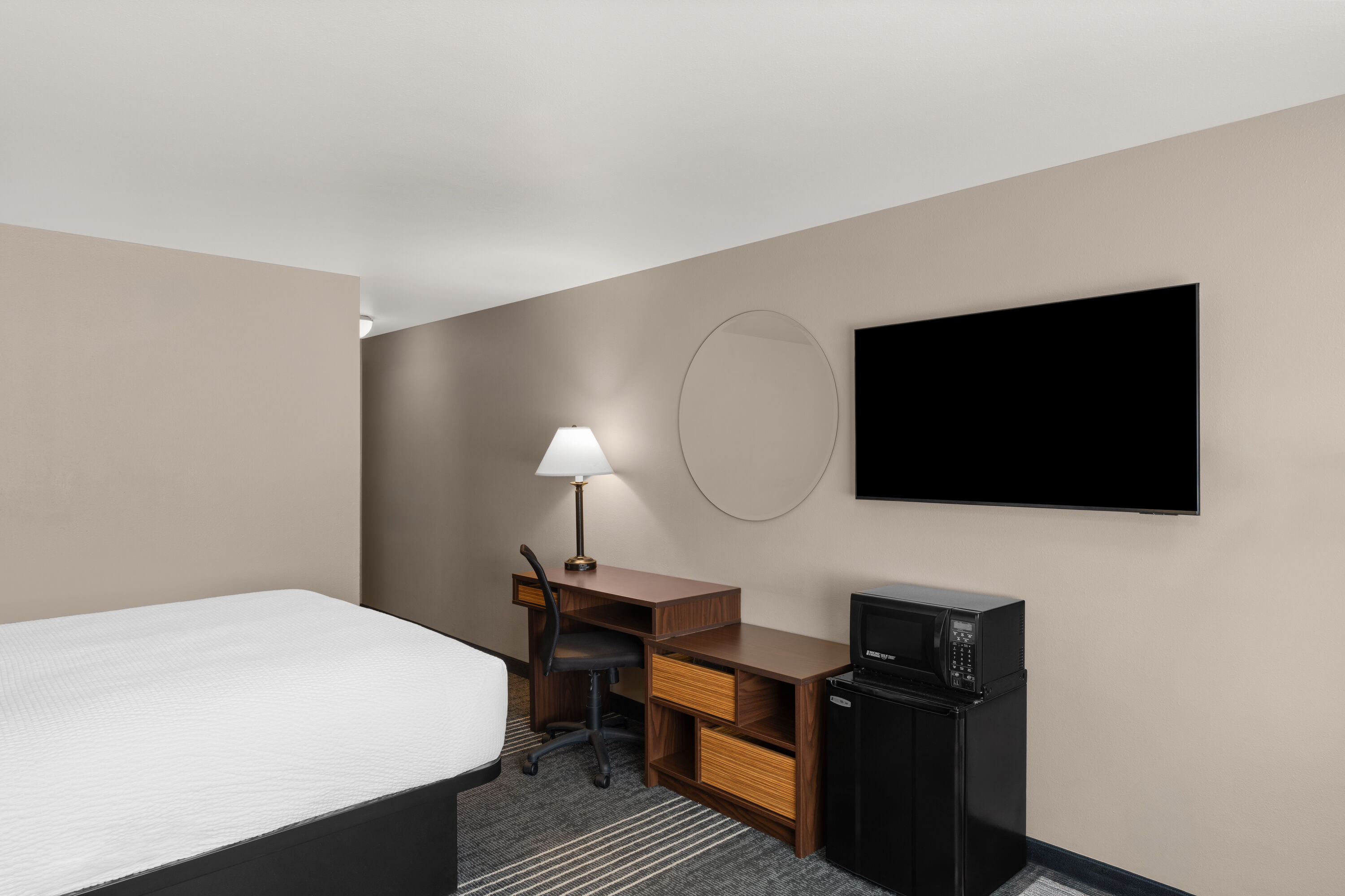 Guest room at the Super 8 by Wyndham Jackson Hole in Jackson, Wyoming