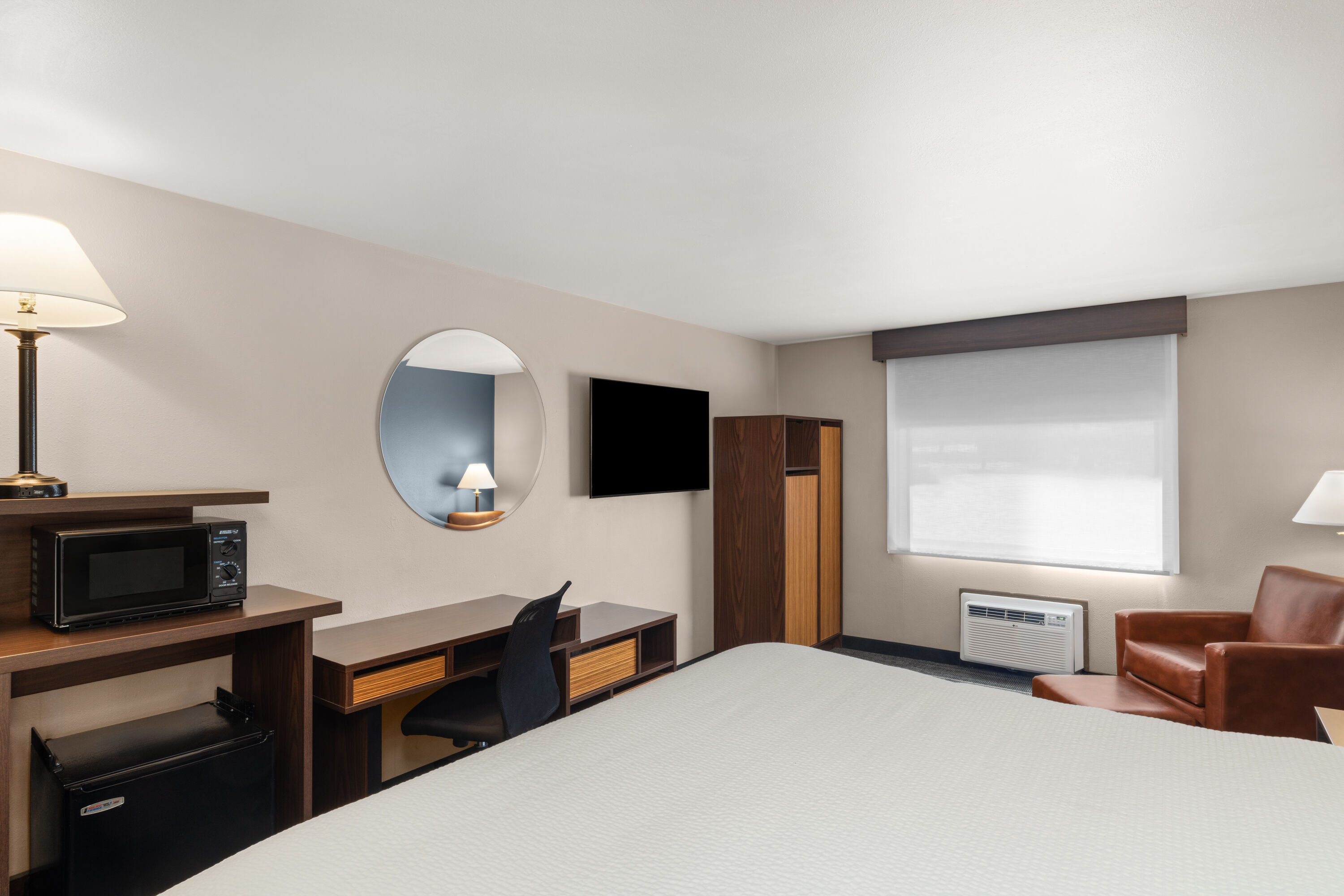 Guest room at the Super 8 by Wyndham Jackson Hole in Jackson, Wyoming