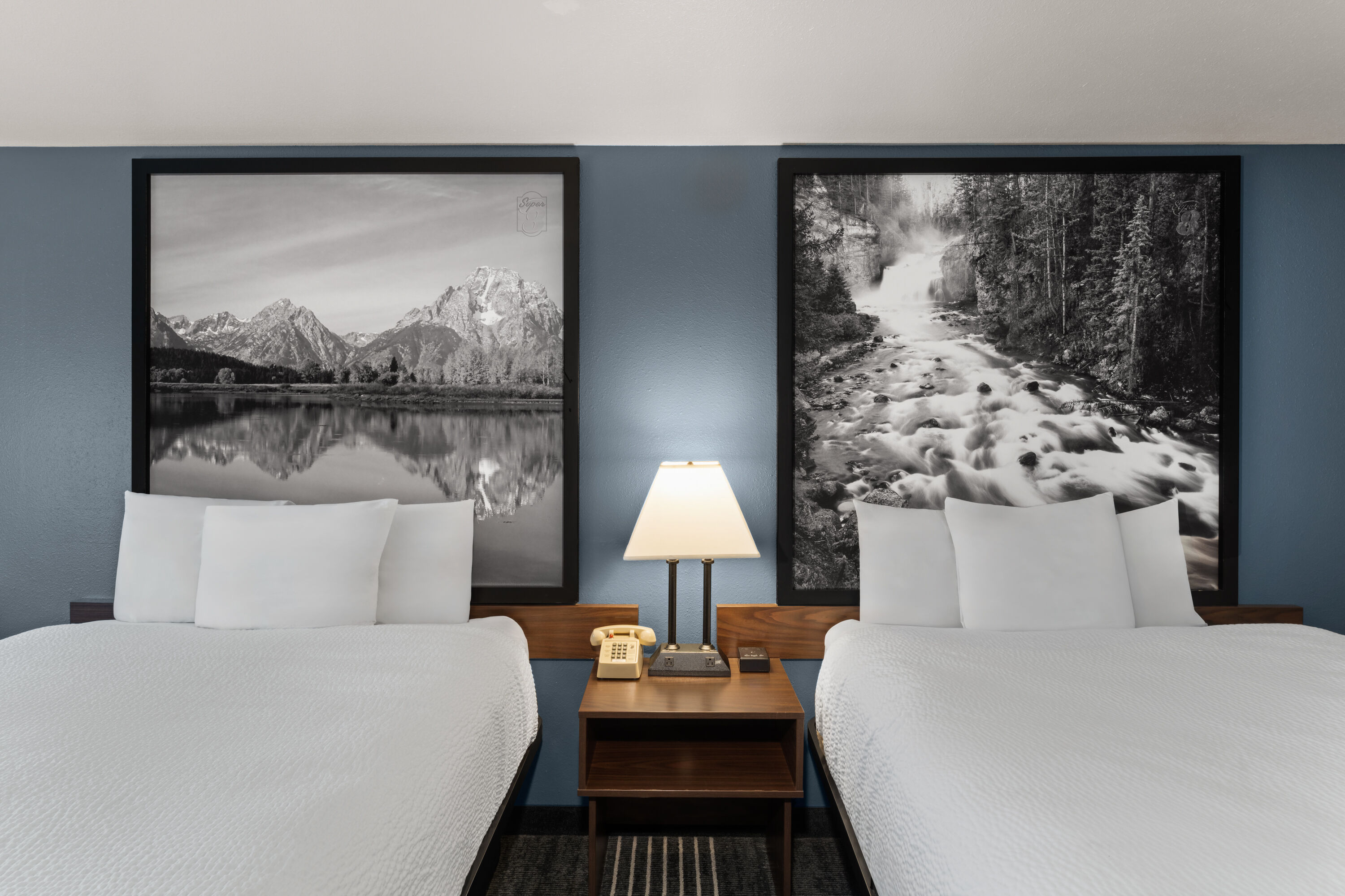 Guest room at the Super 8 by Wyndham Jackson Hole in Jackson, Wyoming