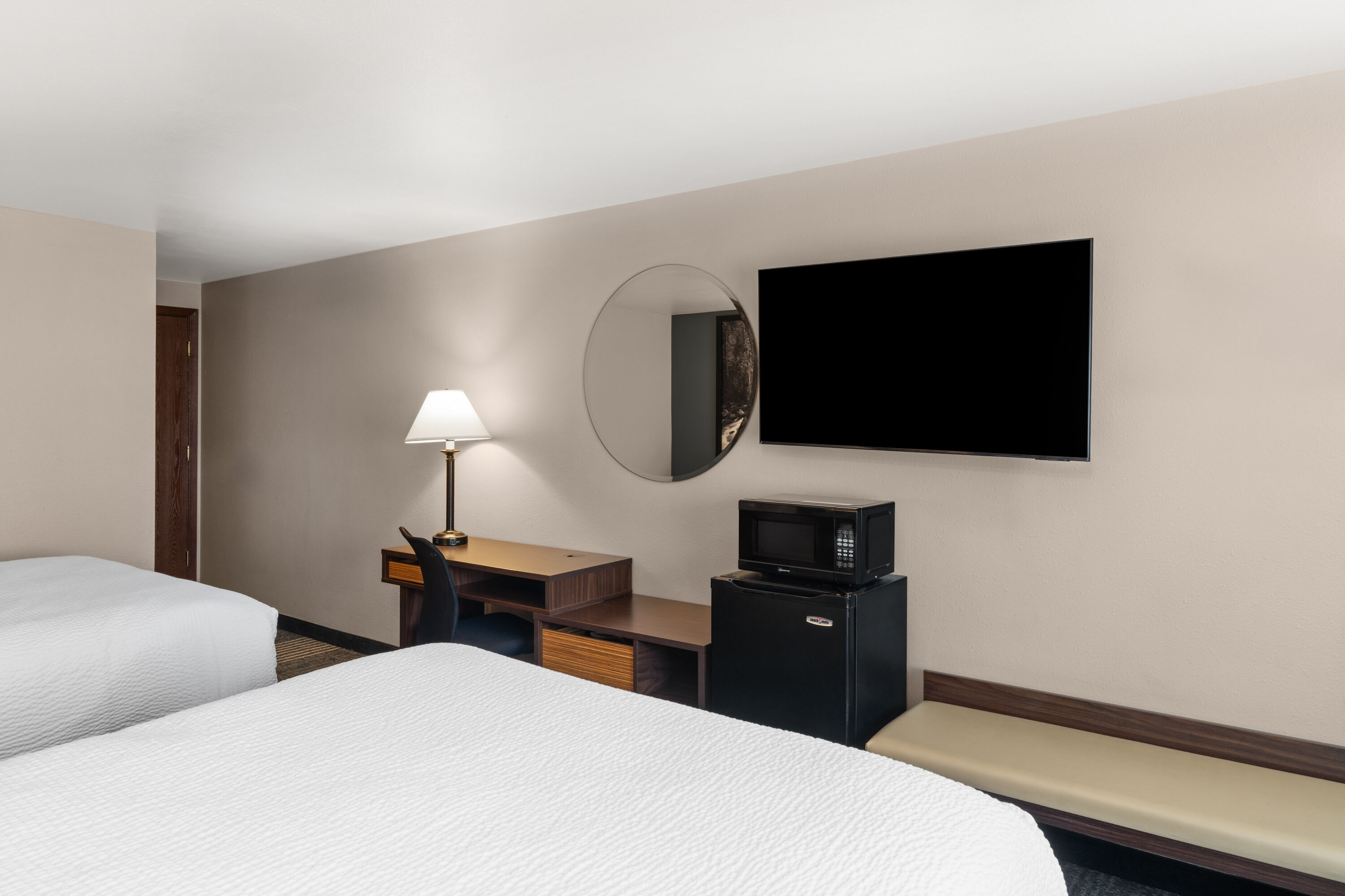 Guest room at the Super 8 by Wyndham Jackson Hole in Jackson, Wyoming