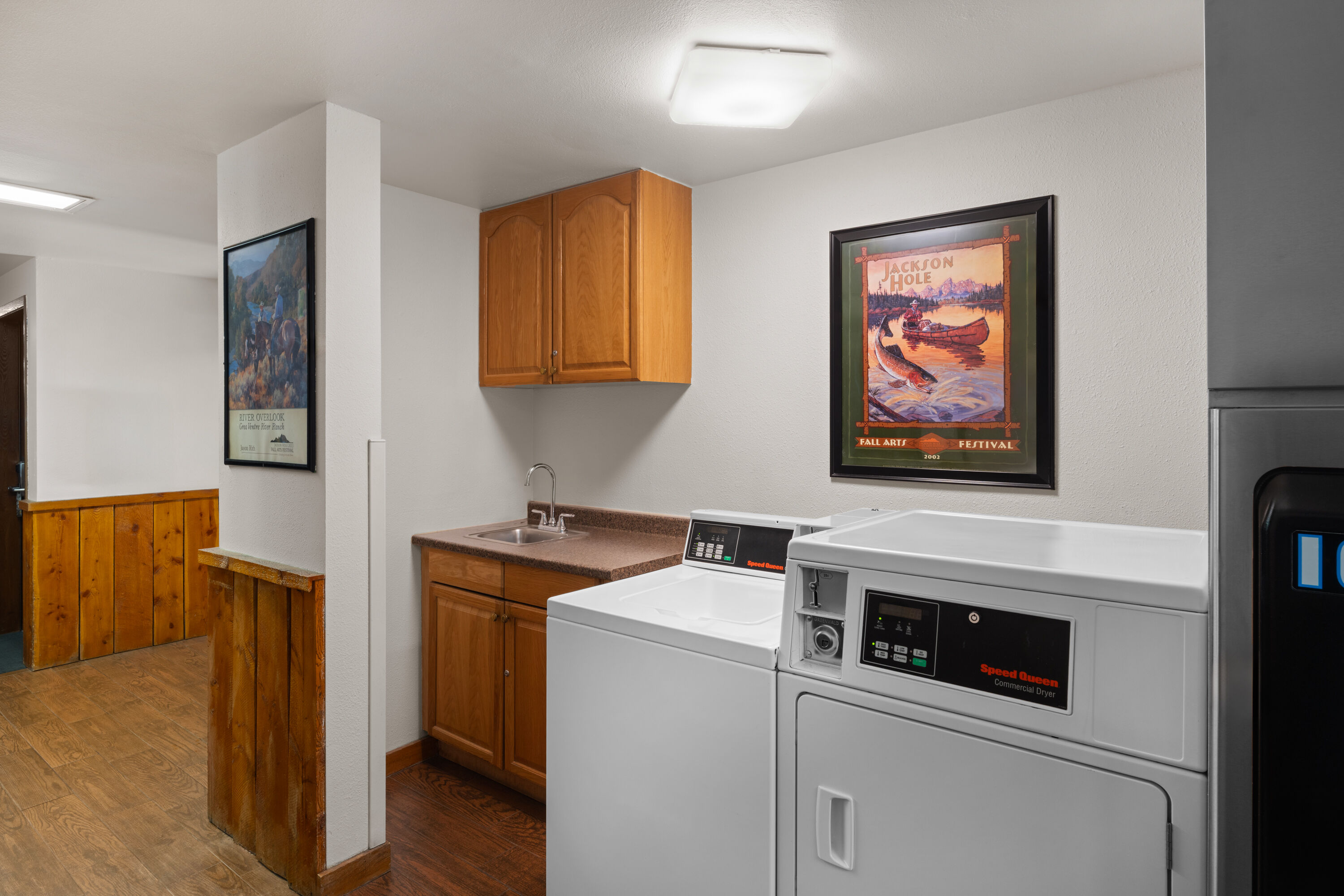 Laundry facilities at Super 8 by Wyndham Jackson Hole in Jackson, Wyoming