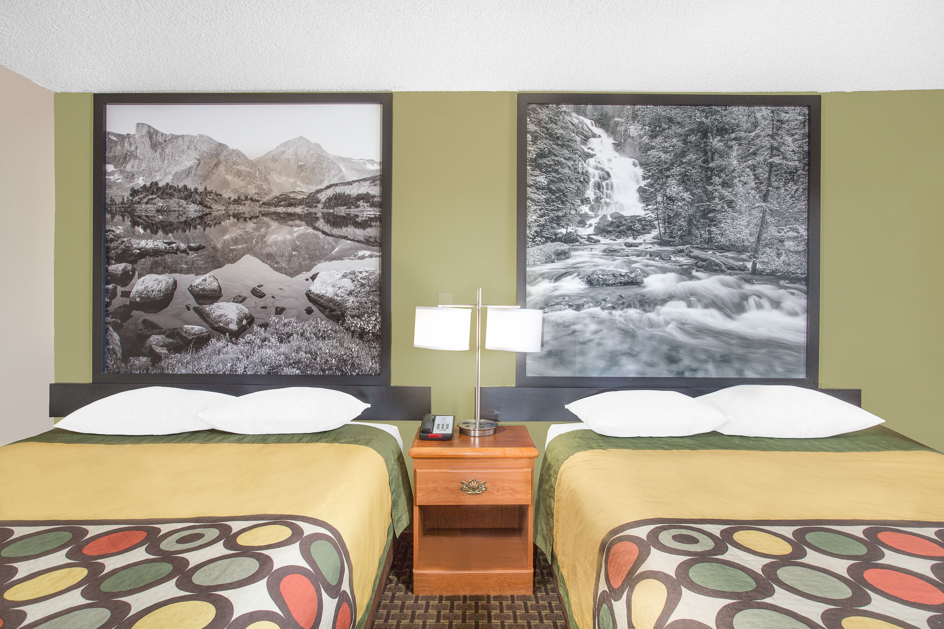 Guest room at the Super 8 by Wyndham Riverton in Riverton, Wyoming