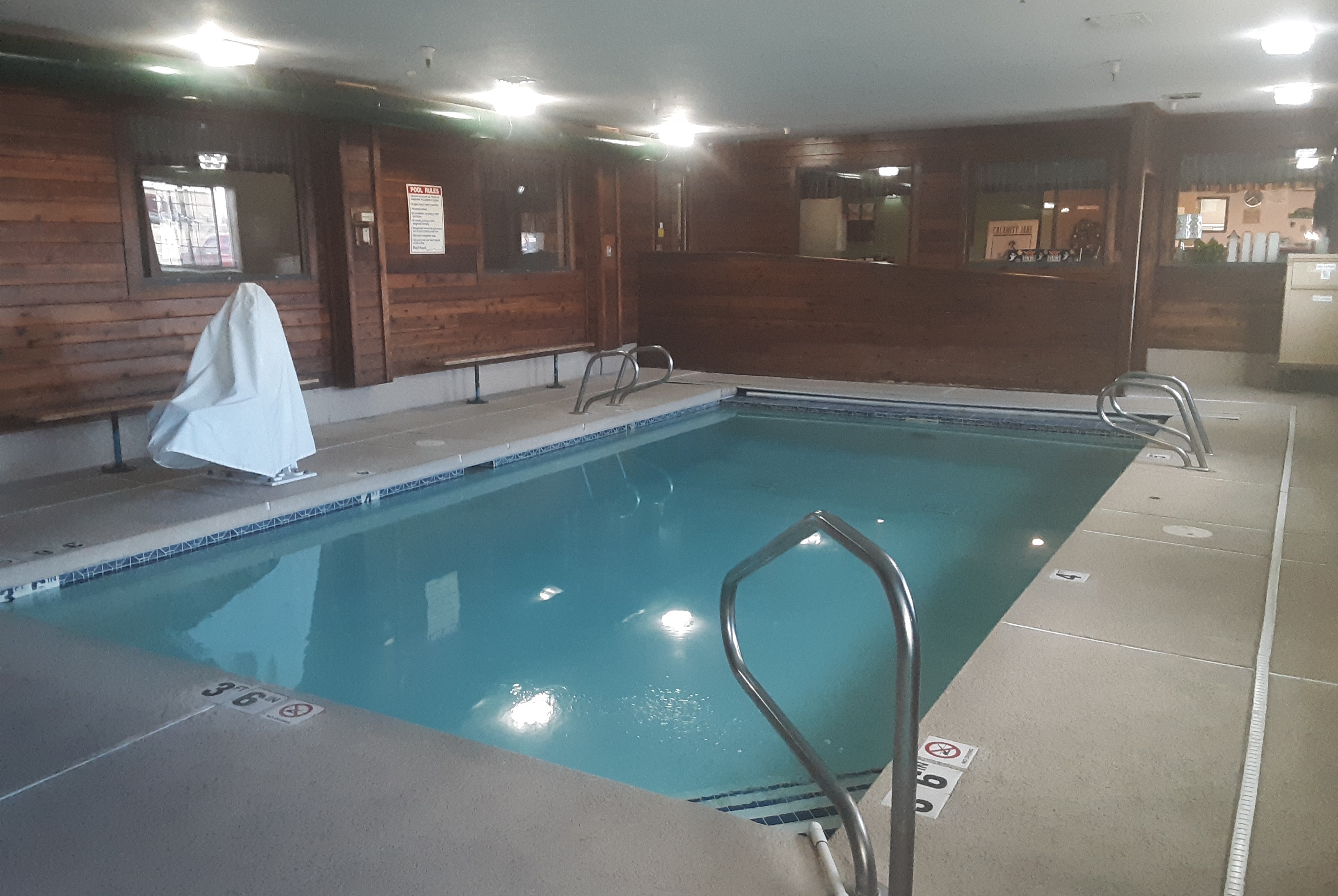 Pool at the Super 8 by Wyndham Rock Springs in Rock Springs, Wyoming