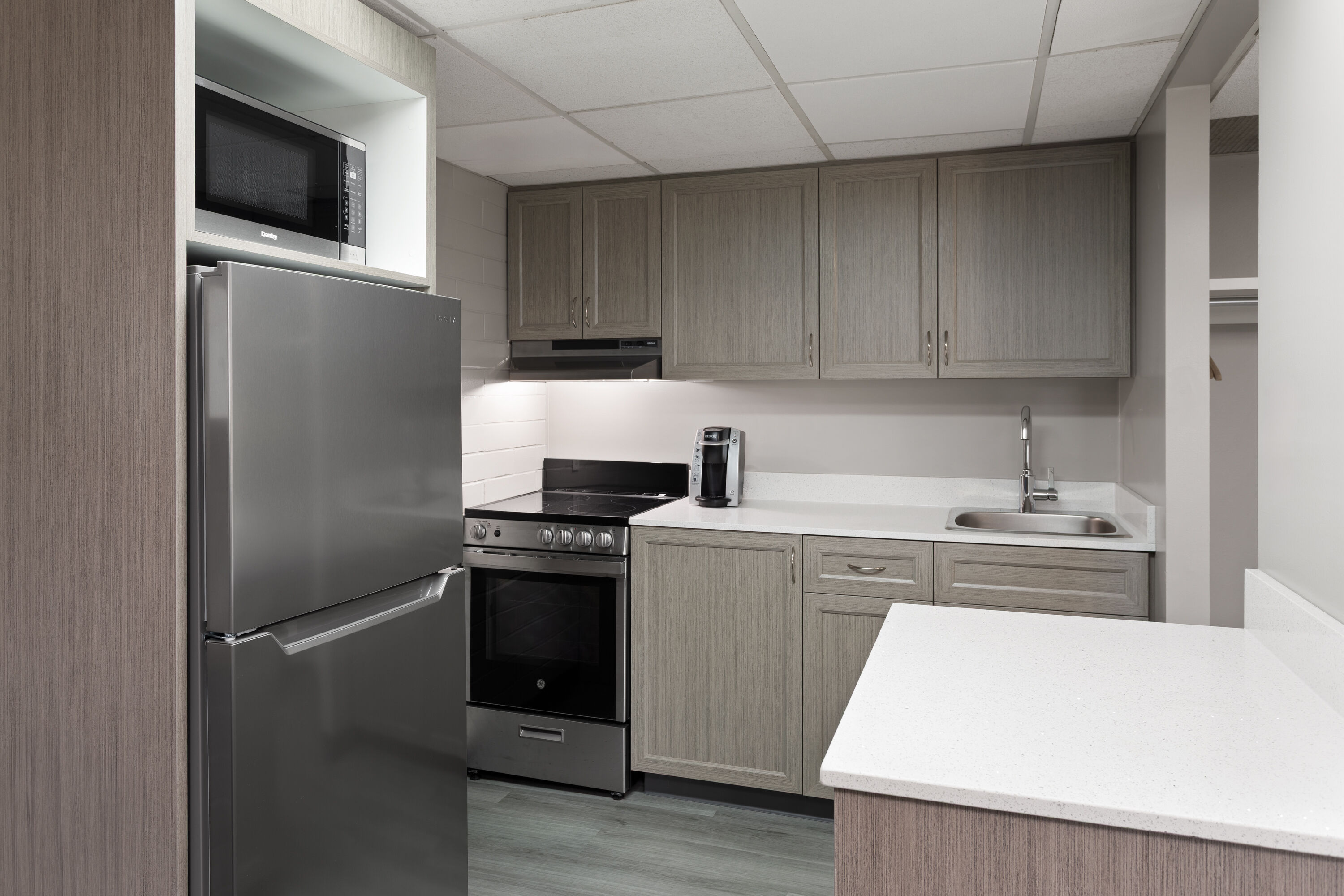 Guest room at the Travelodge by Wyndham Grande Prairie in Grande Prairie, Alberta