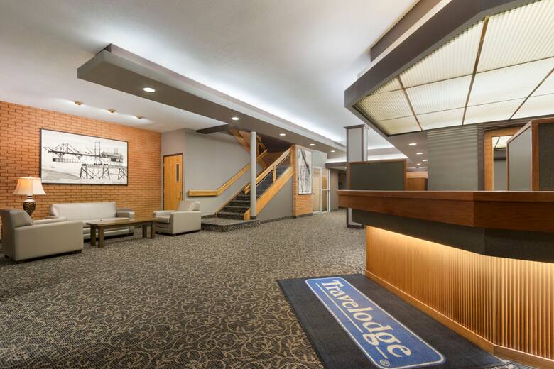 Travelodge Lethbridge hotel lobby in Lethbridge, Alberta