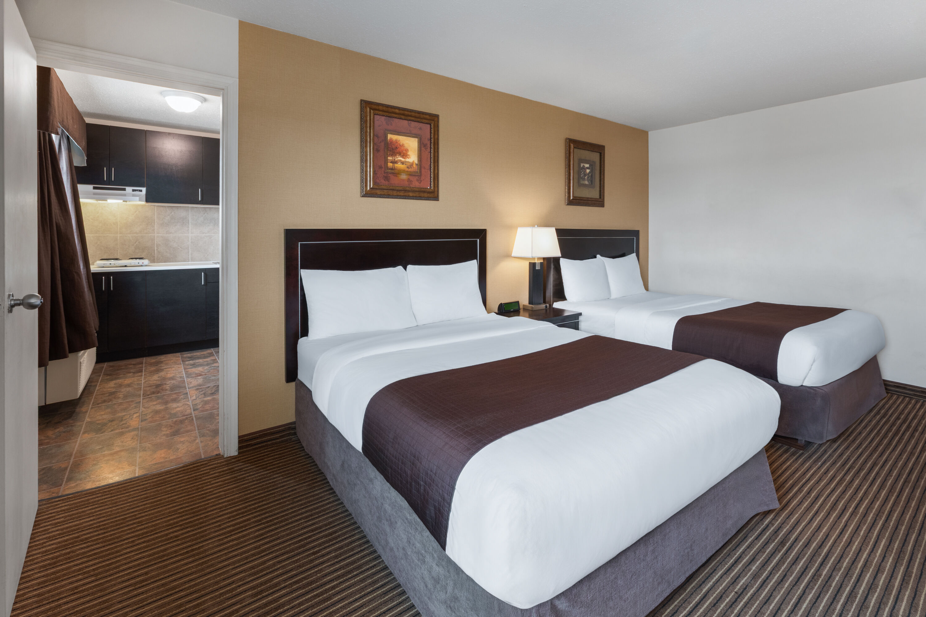 Guest room at the Travelodge by Wyndham Valleyview AB in Valleyview, Alberta