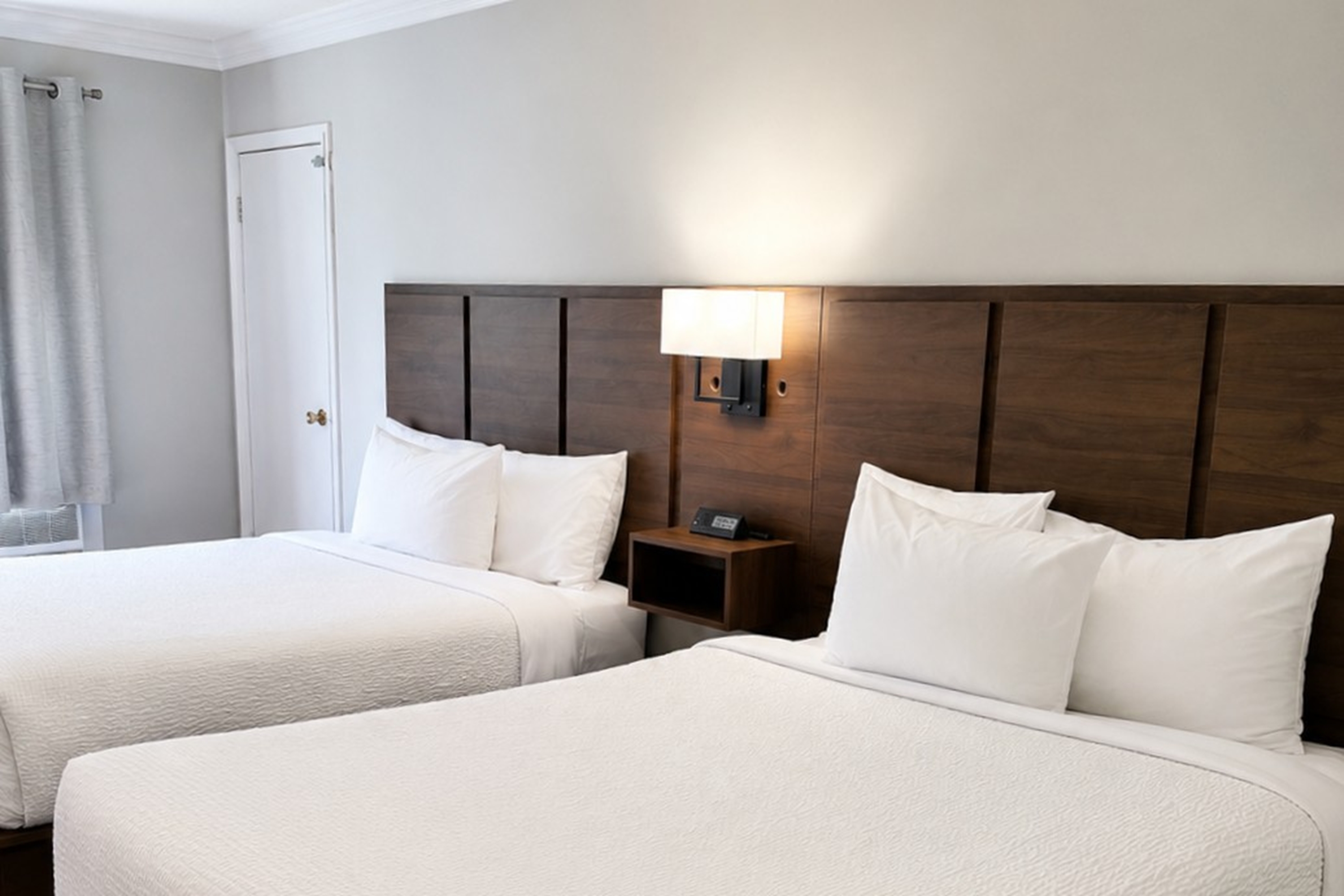 Guest room at the Travelodge by Wyndham Chetwynd in Chetwynd, British Columbia