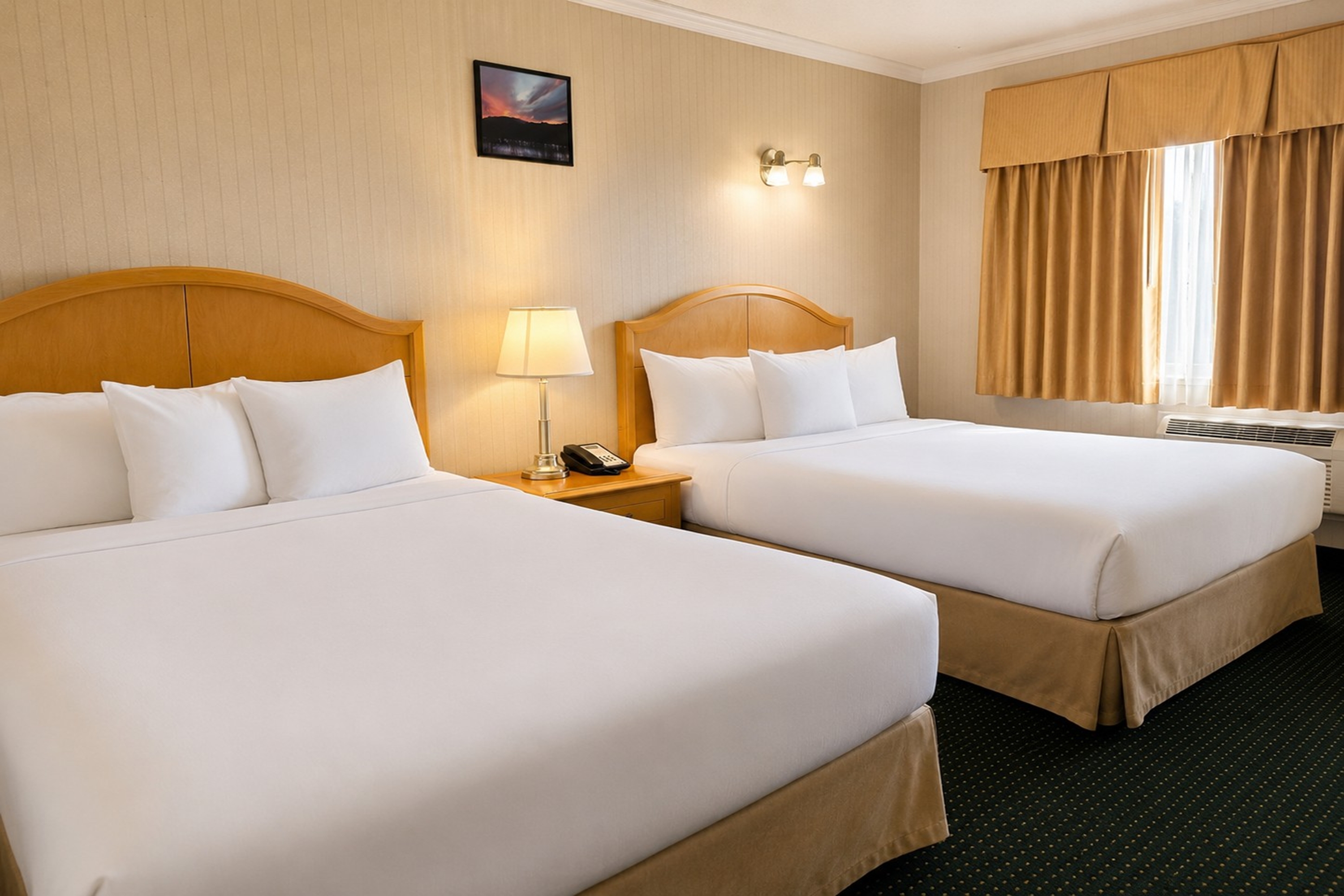 Guest room at the Travelodge by Wyndham Chetwynd in Chetwynd, British Columbia