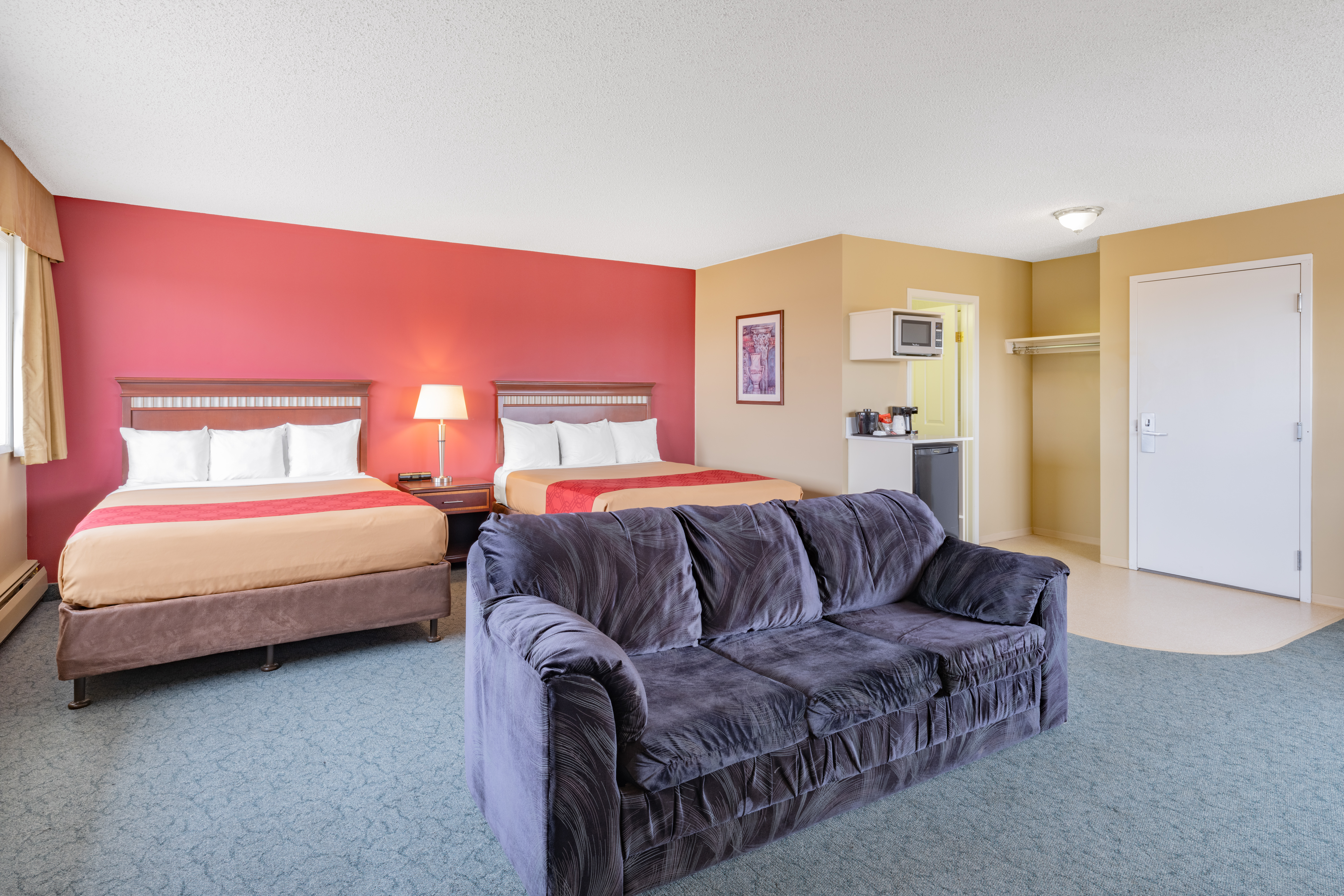 Guest room at the Travelodge by Wyndham Fort St John in Fort St. John, British Columbia