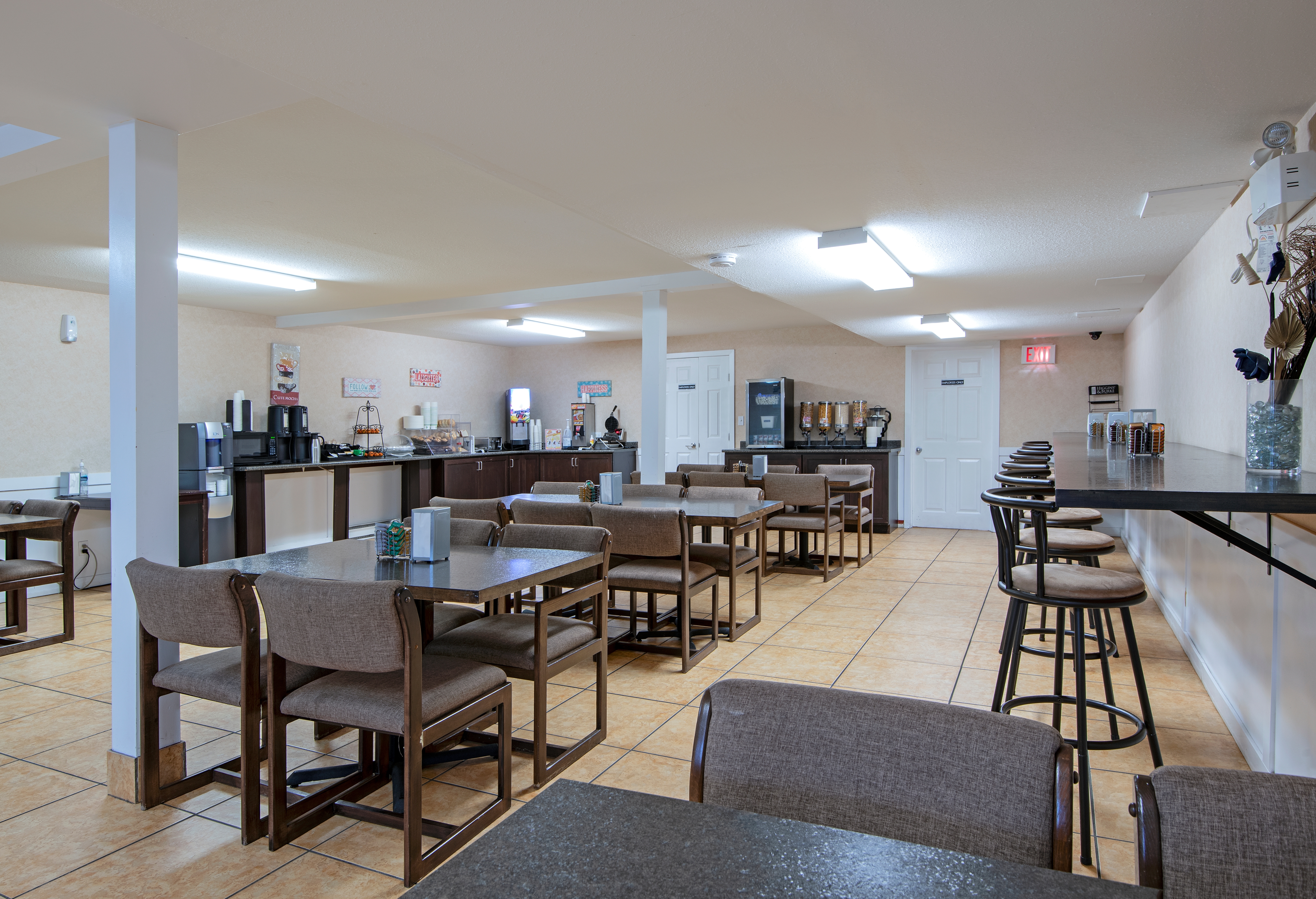 Free breakfast at Travelodge by Wyndham Kamloops Mountview in Kamloops, British Columbia