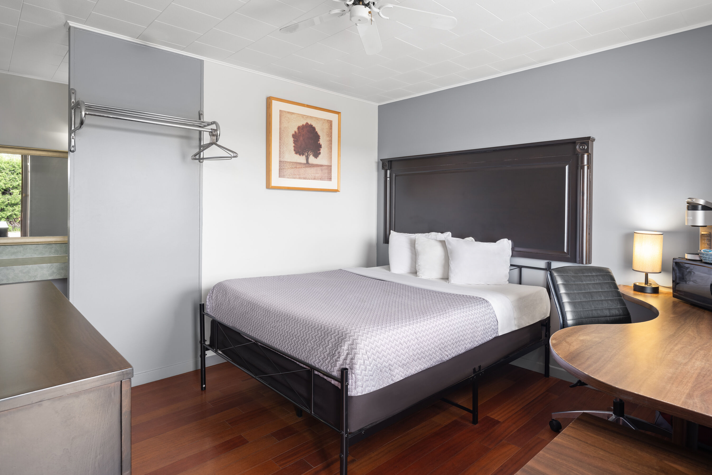 Guest room at the Travelodge by Wyndham Grand Falls in Saint Andre, New Brunswick