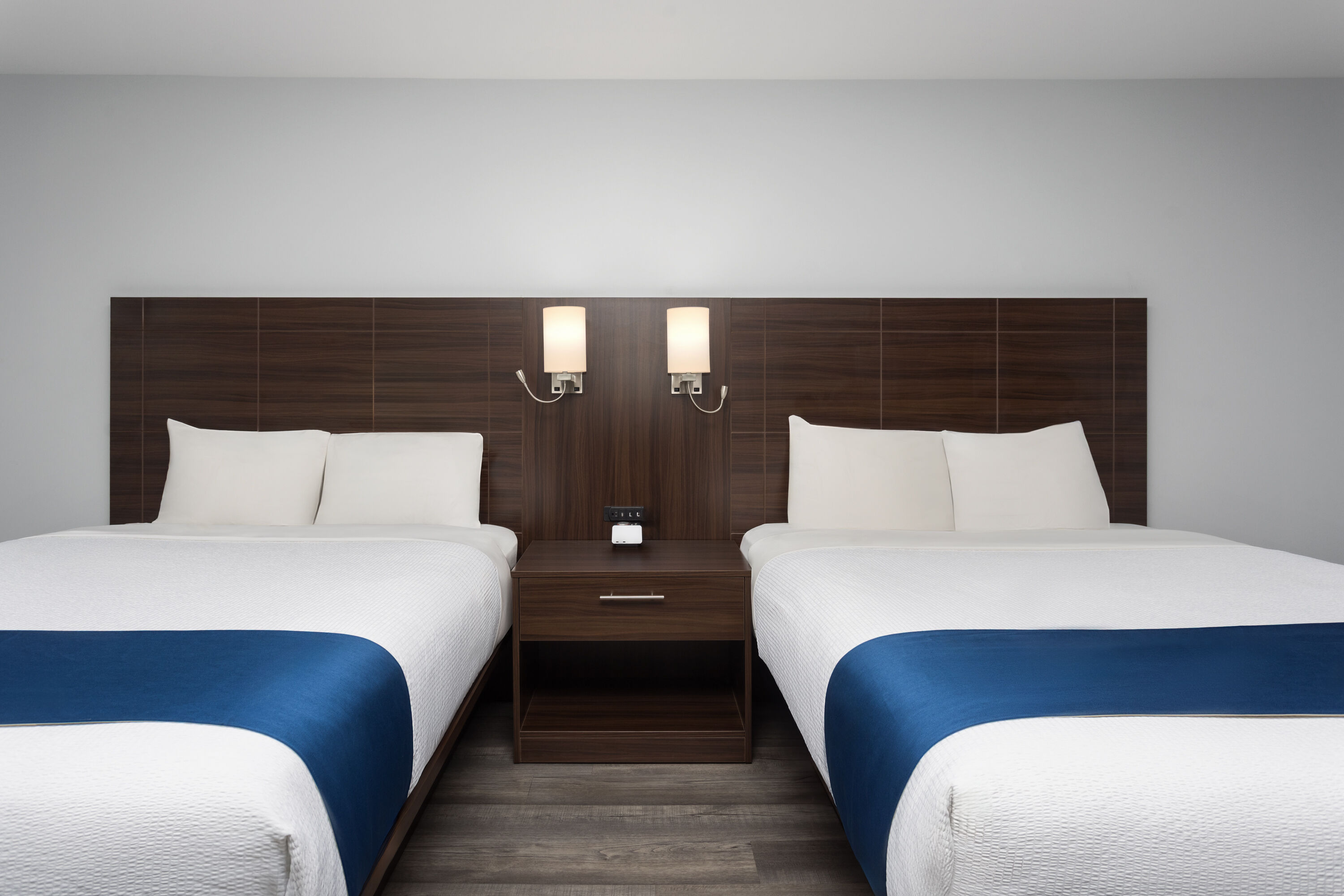 Guest room at the Travelodge by Wyndham Cochrane Ontario in Cochrane, Ontario