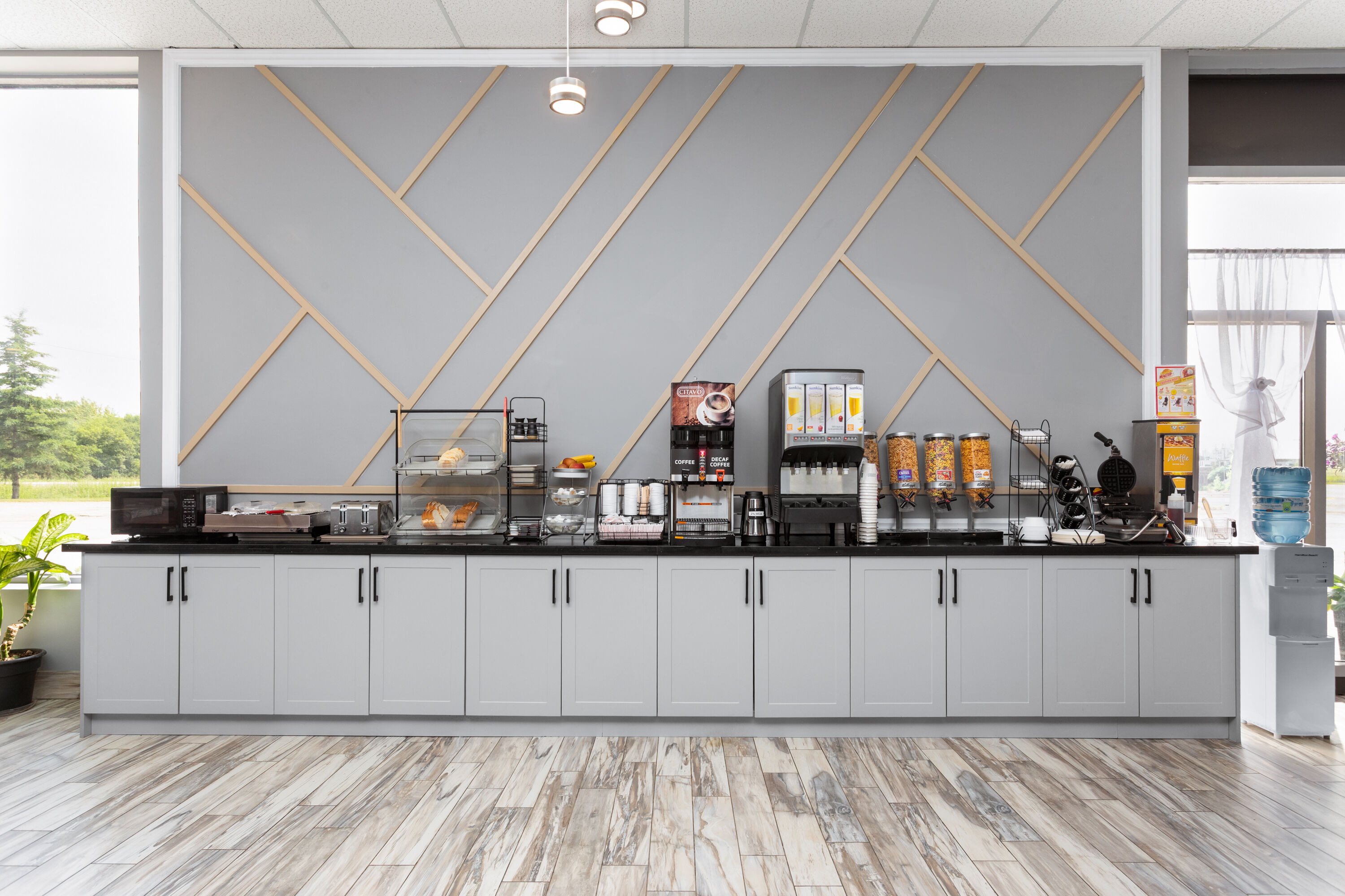 Free breakfast at Travelodge by Wyndham Lindsay in Lindsay, Ontario